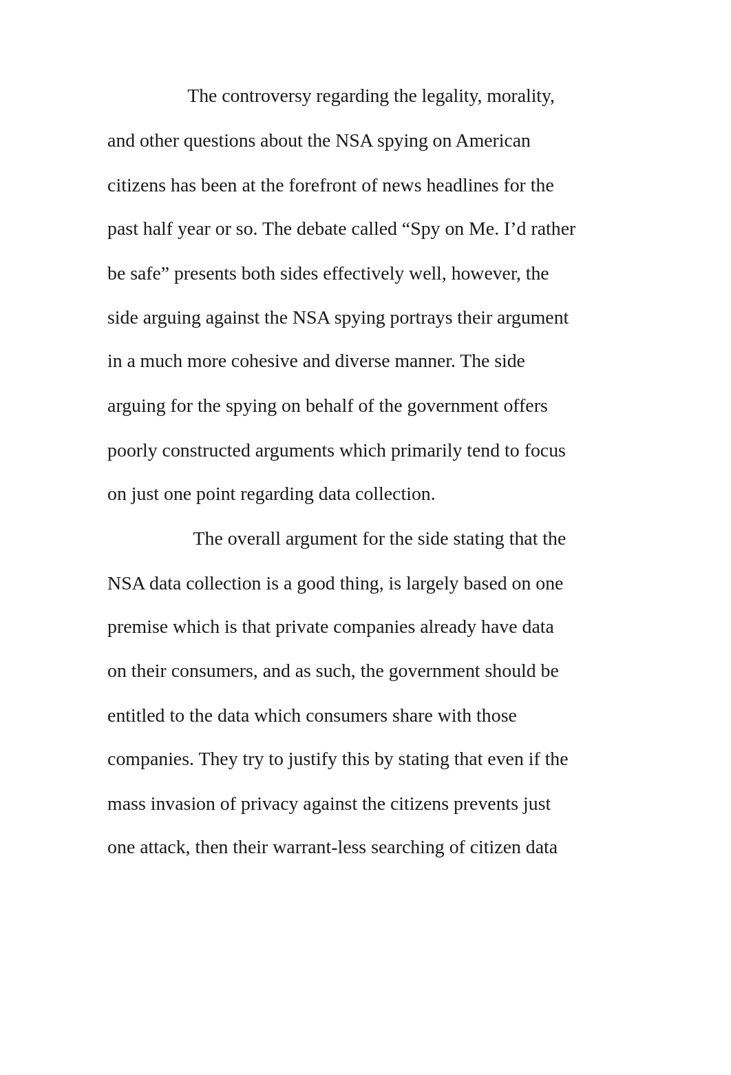 Essay in Response to Spy on me I'd reather be safe_d7o4zpiu4yh_page1