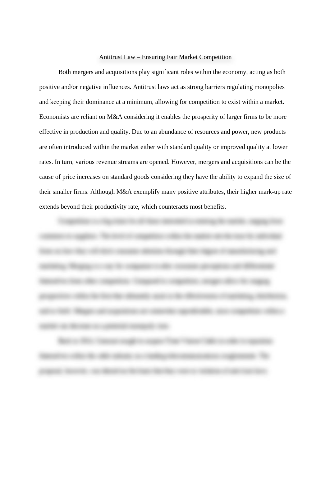 Microeconomics Essay  - Antitrust Laws.docx_d7o7vs47t47_page1