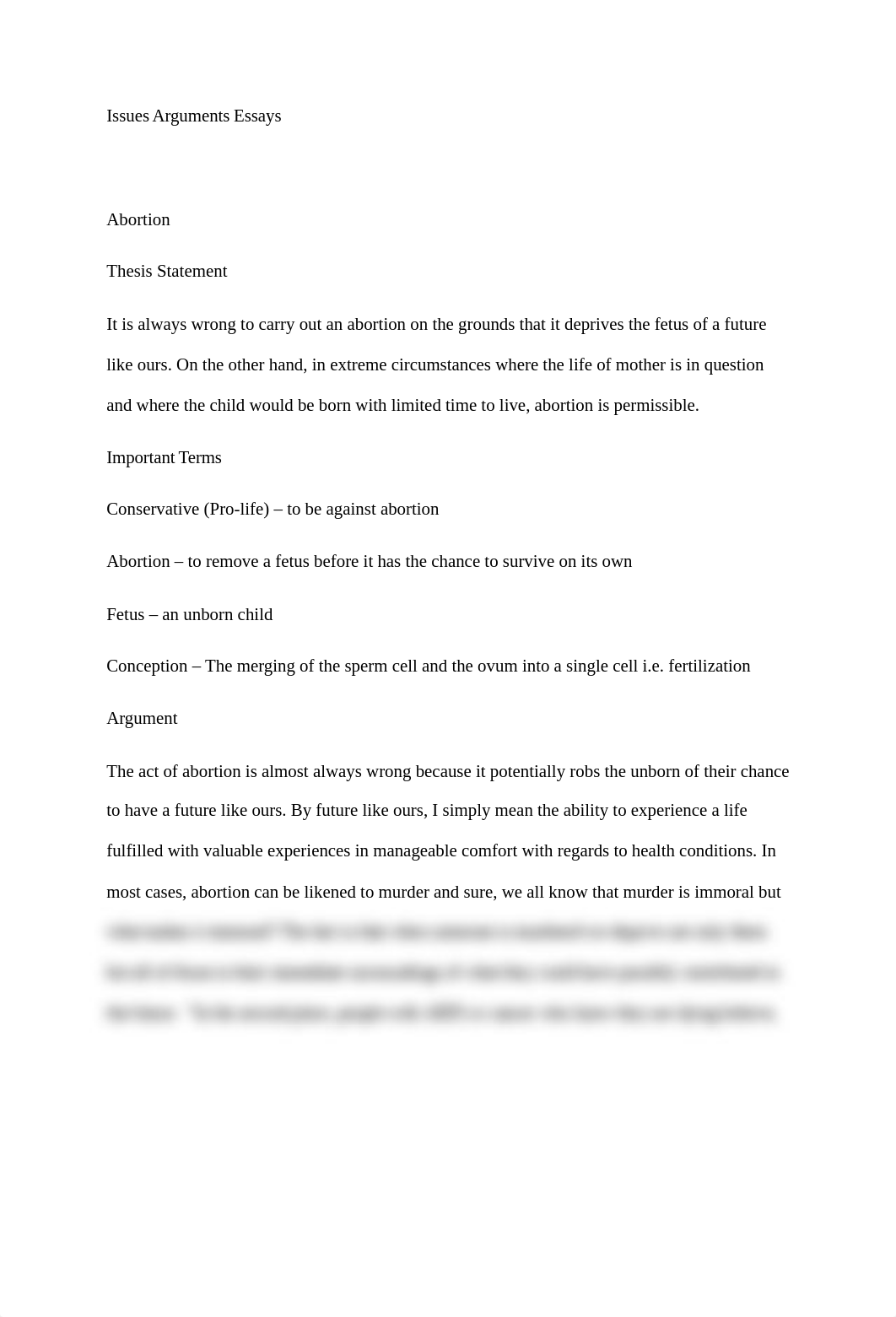 Pil 115 Abortion essay.docx_d7o95z9n71w_page1