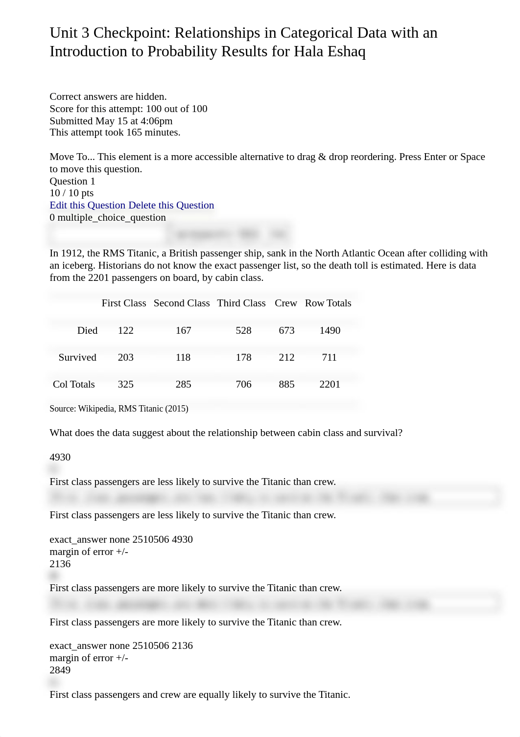 Hala Eshaq's Quiz History_ Unit 3 Checkpoint_ Relationships in Categorical Data with an Introduction_d7obn3hwrst_page2