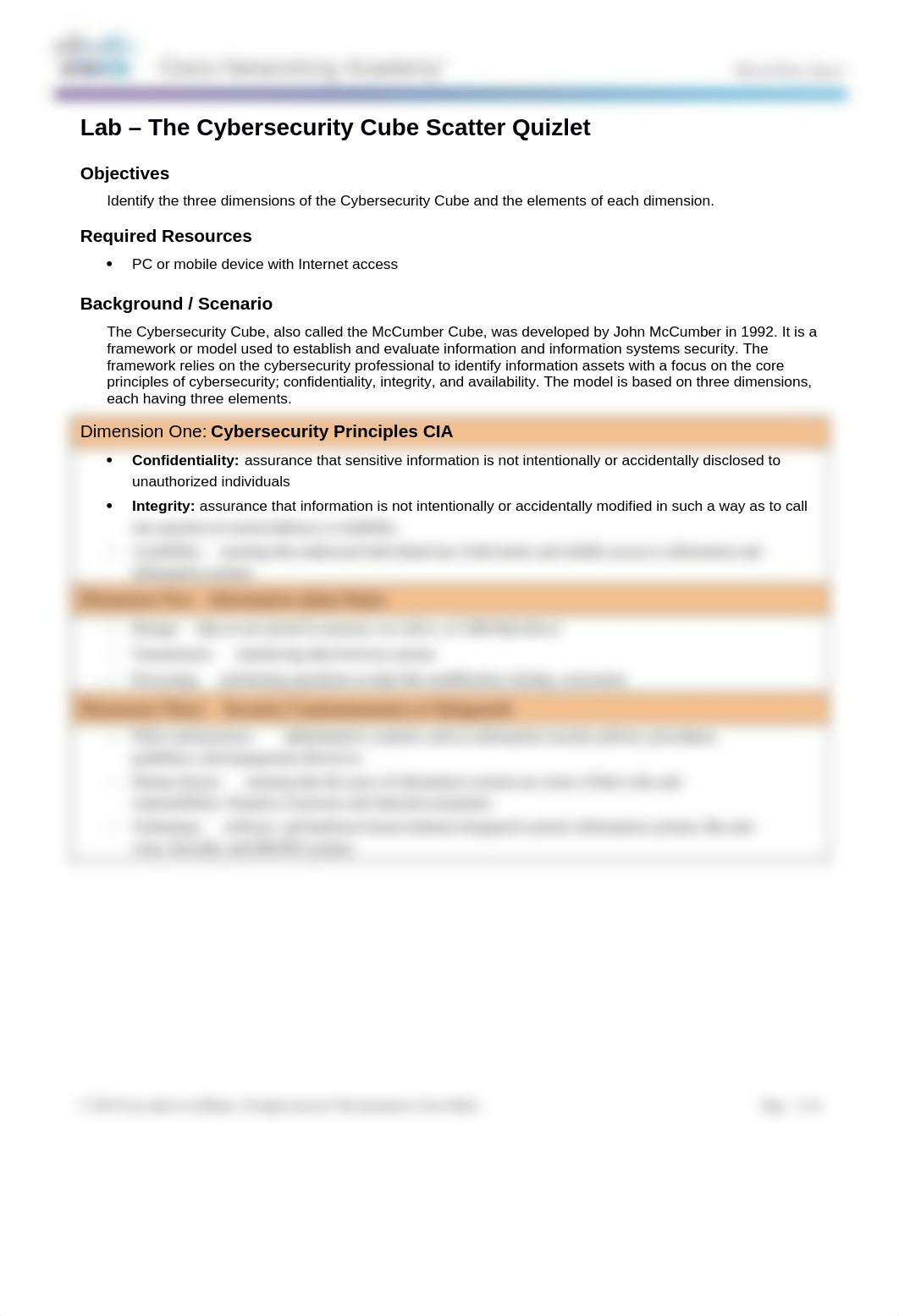 2.4.3.6 Lab - The Cybersecurity Cube Scatter Quizlet.docx_d7odfnugms1_page1