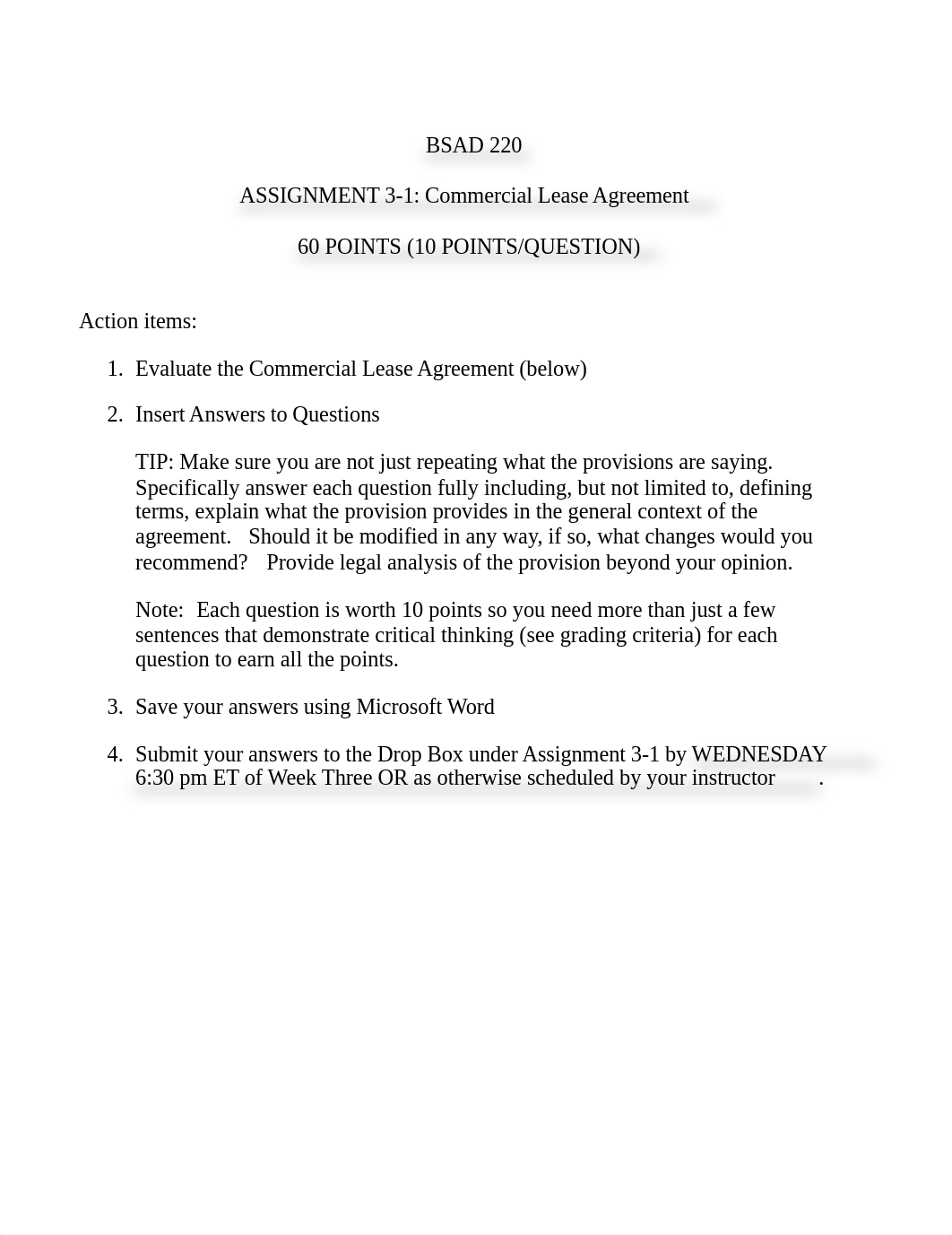 3 Assignment 3-1 Commercial Lease Agreement Questions 2017 (1).docx_d7oi47we7zu_page1