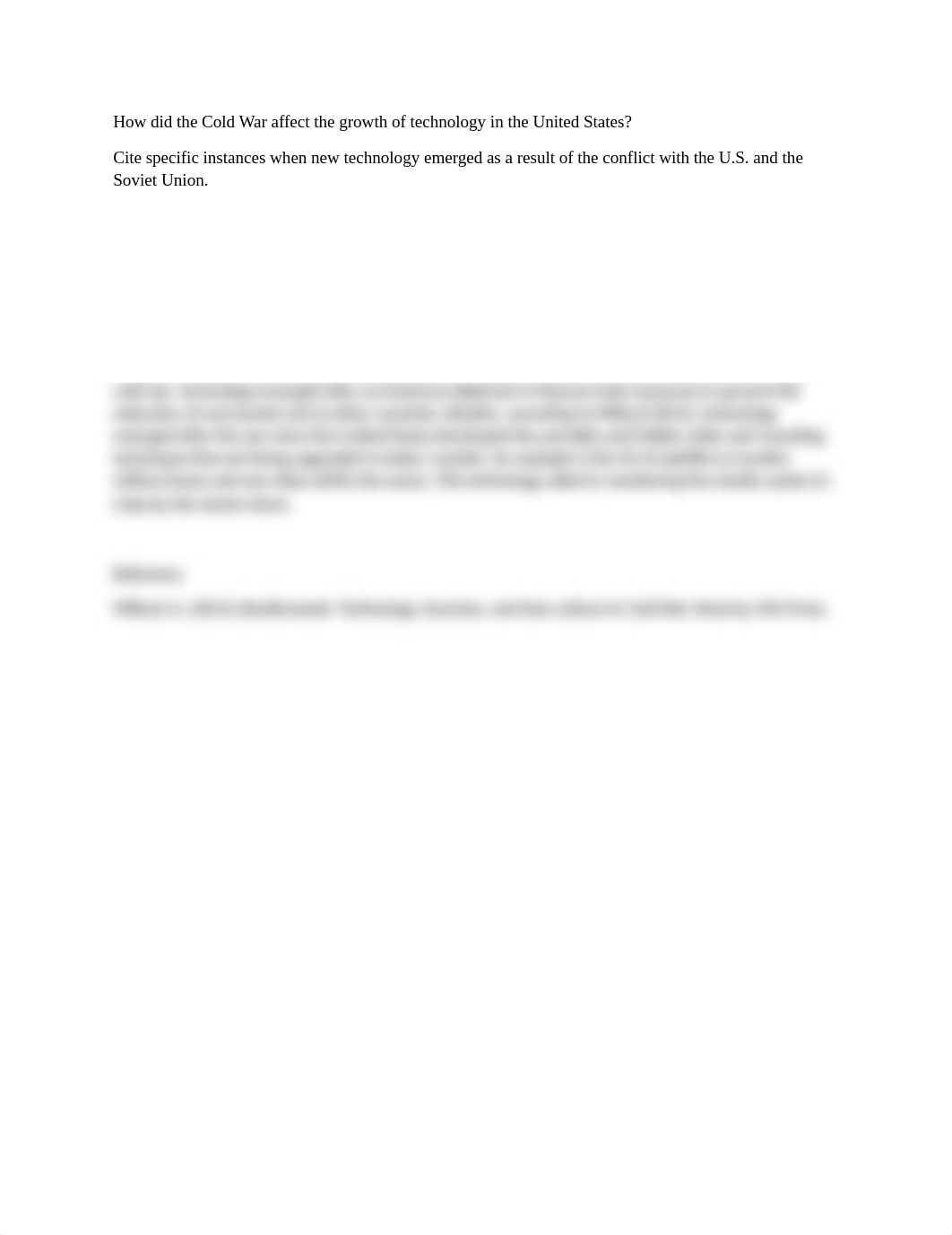 How did the Cold War affect the growth of technology in the United States.docx_d7om8l1xpda_page1