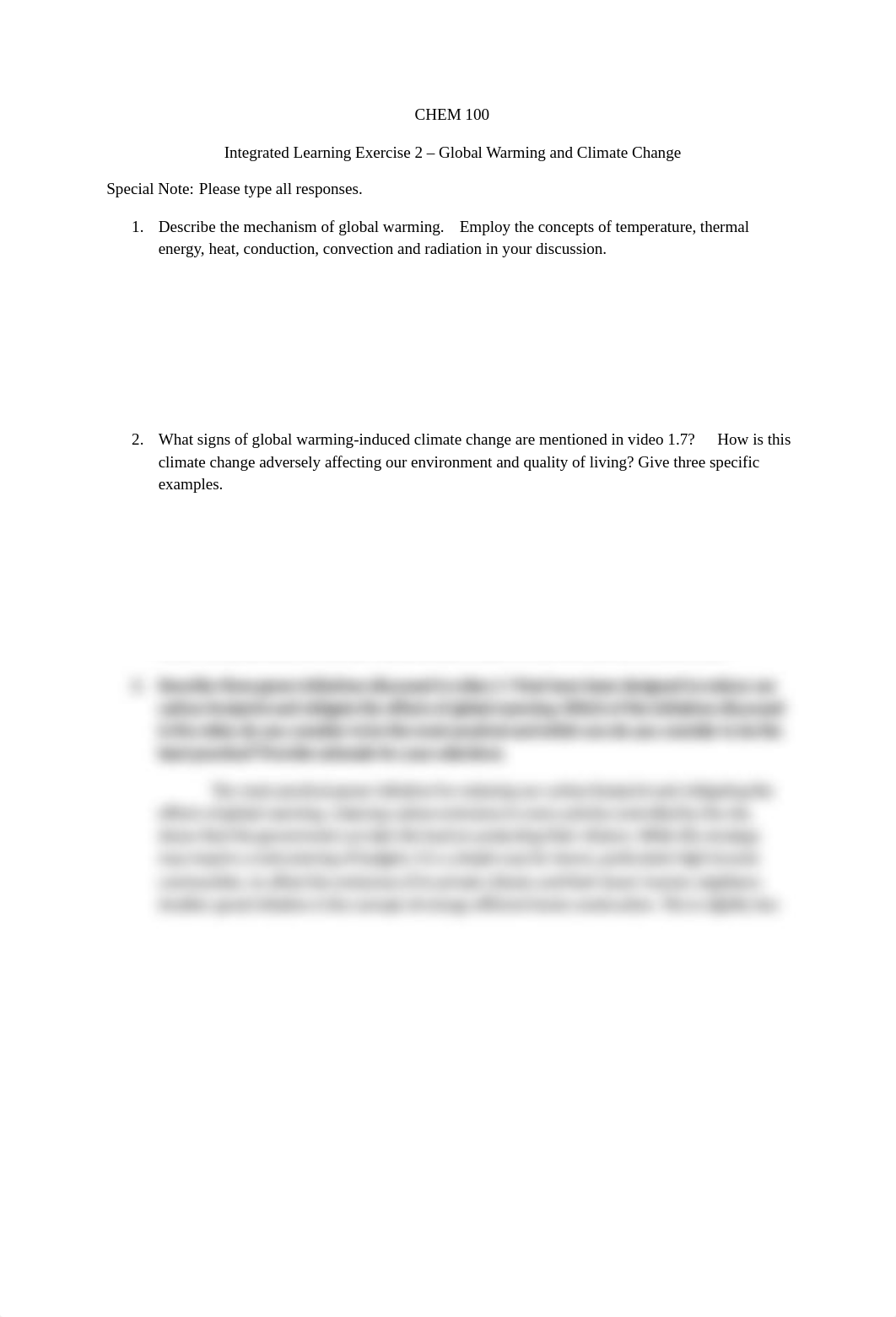 Integrated Learning Exercise 2 - Global Warming and Climate Change.docx_d7otd3ed48c_page1