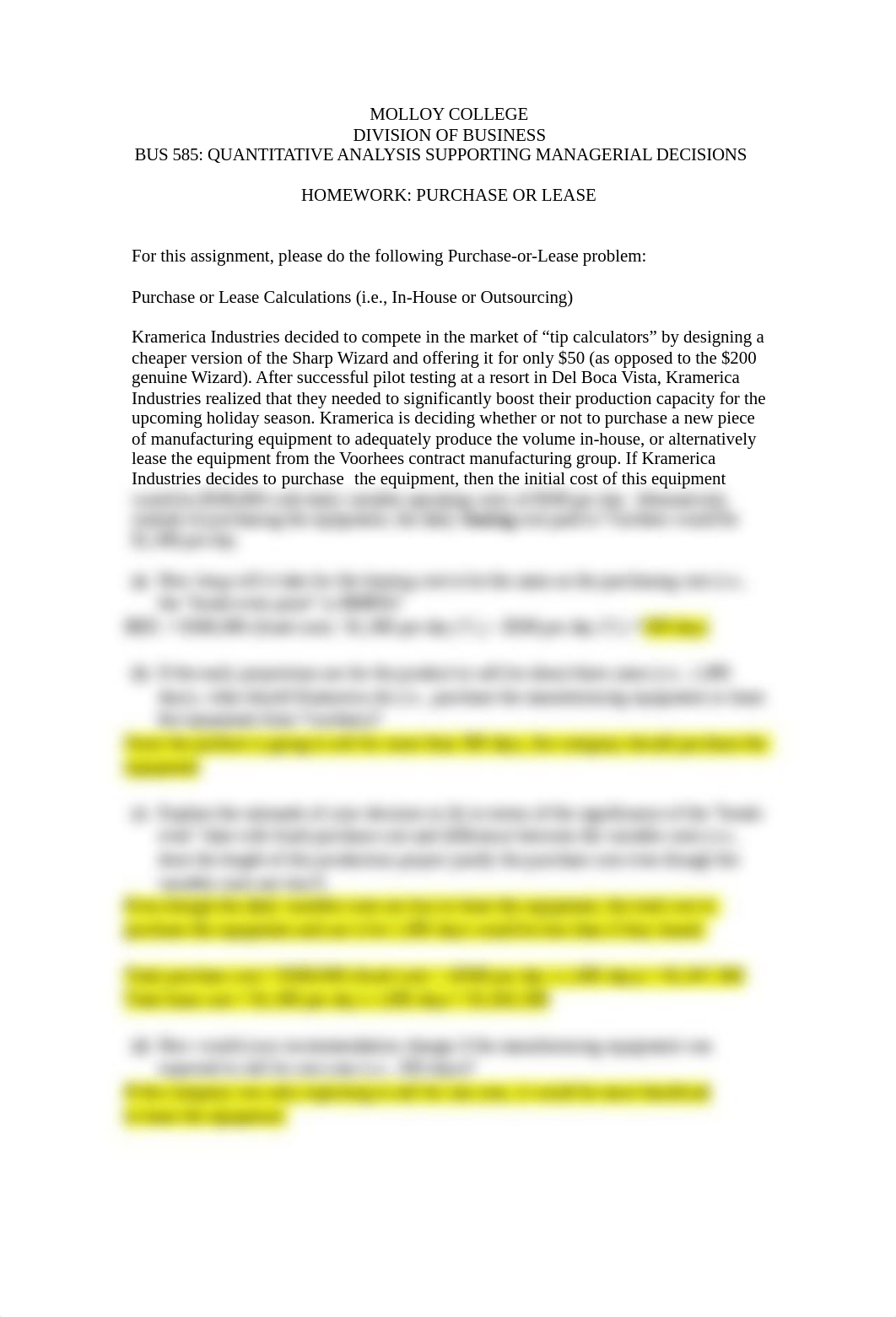 HW #1 Part 3 Purchase-or-Lease - Manual Calculation.docx_d7oza9x522r_page1