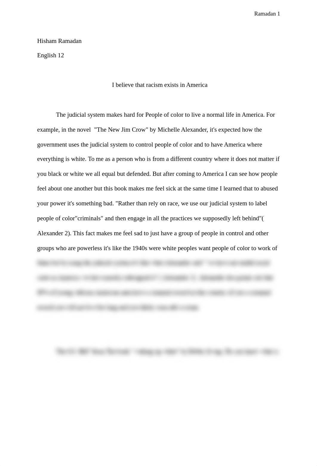 Race and Racism Essay.pdf_d7pkqzcww6k_page1