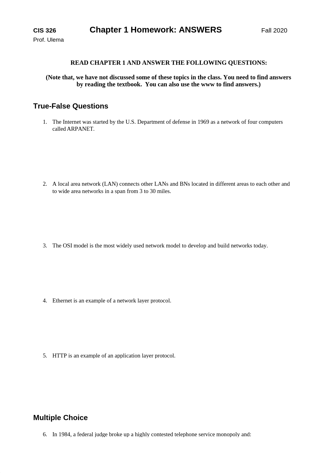 CIS 326 Homework 1 Answers.docx_d7pn7x6bknl_page1