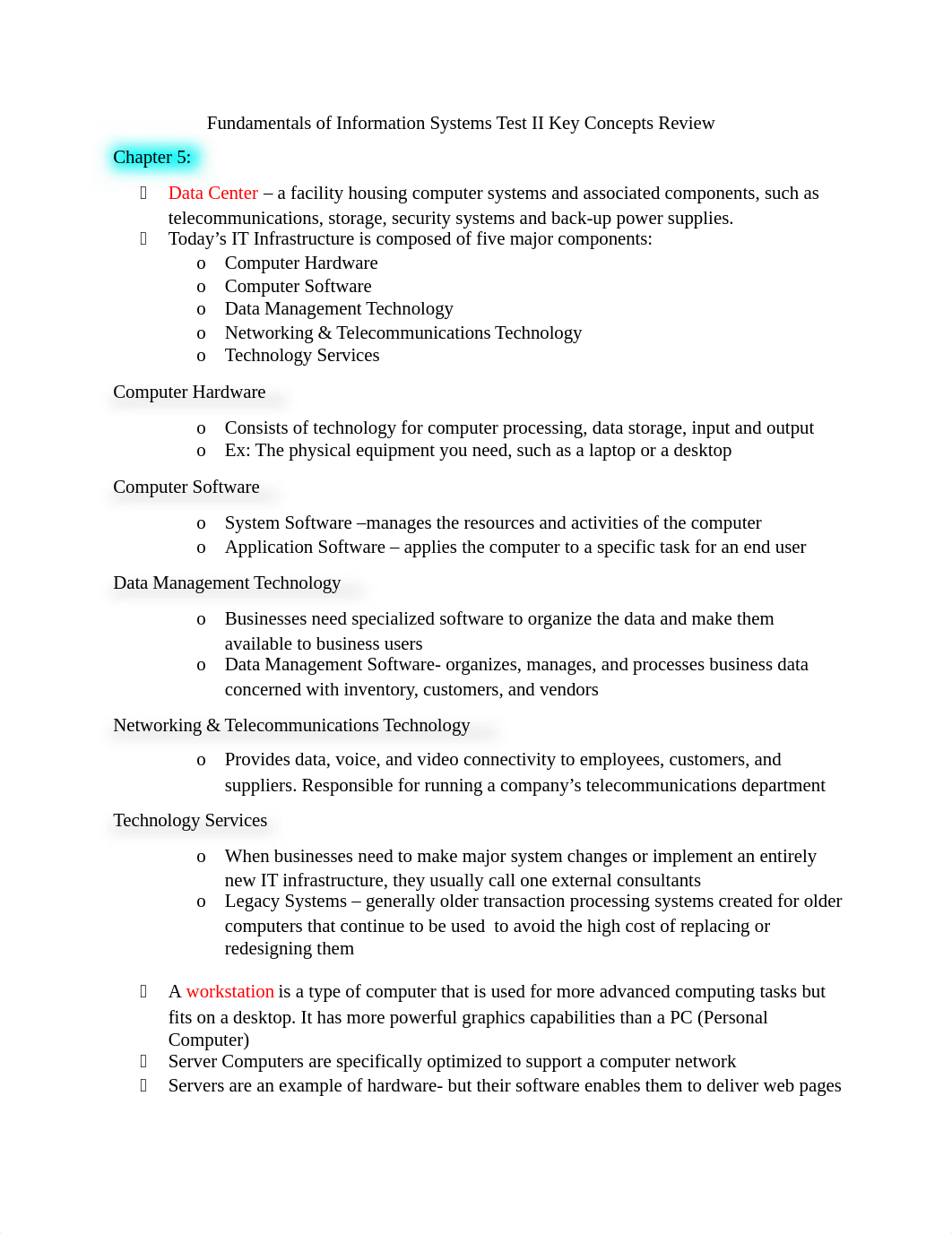 Fundamentals of Information Systems Test II Key Concepts Review_d7pvqso5y2e_page1