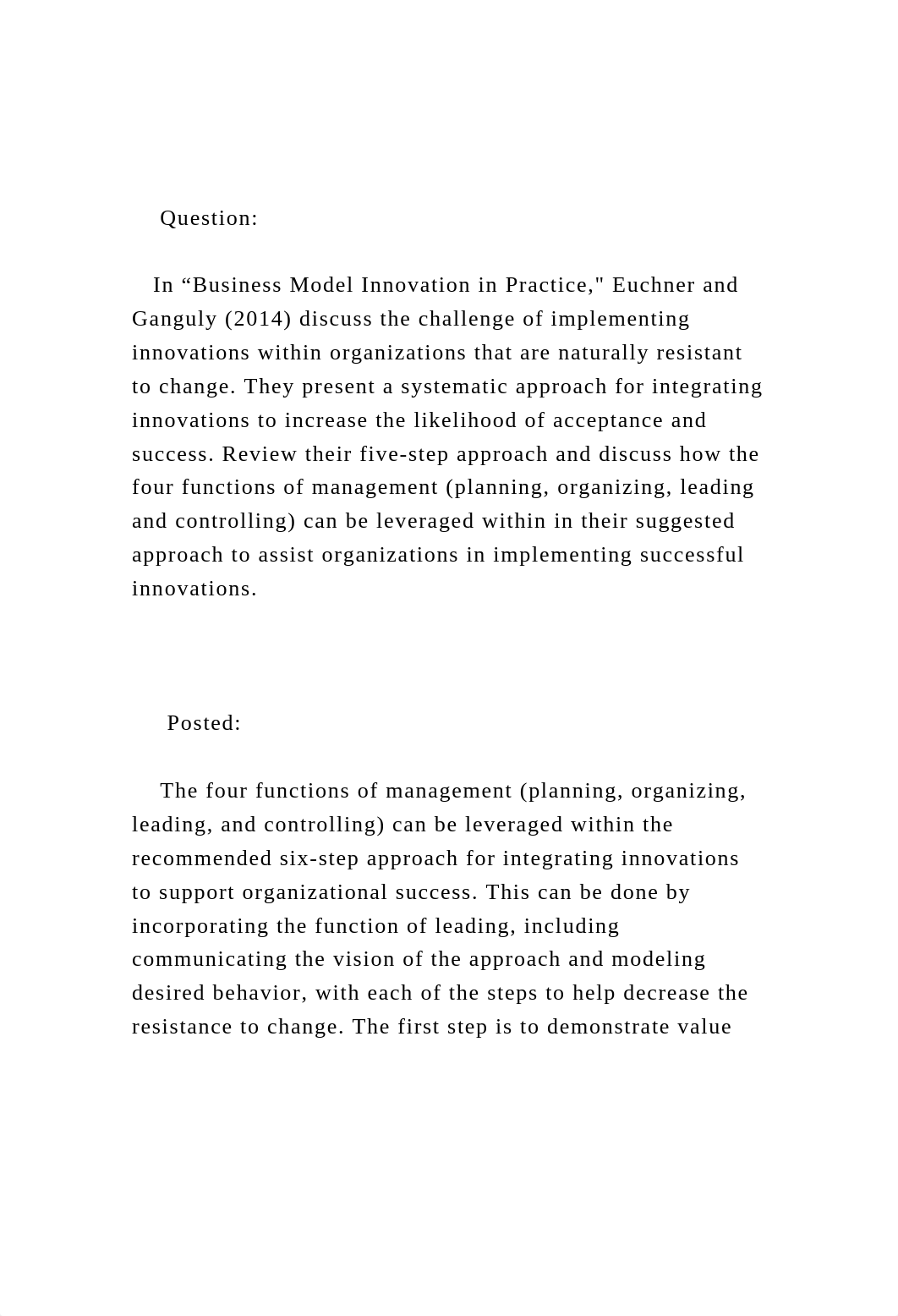 Question      In "Business Model Innovation in Practice, .docx_d7pxzh02uus_page2