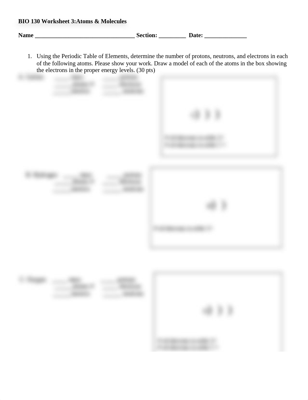 Bio 130  MODULE 2 Worksheet3 atoms & molecules.doc_d7q76j47tcj_page1