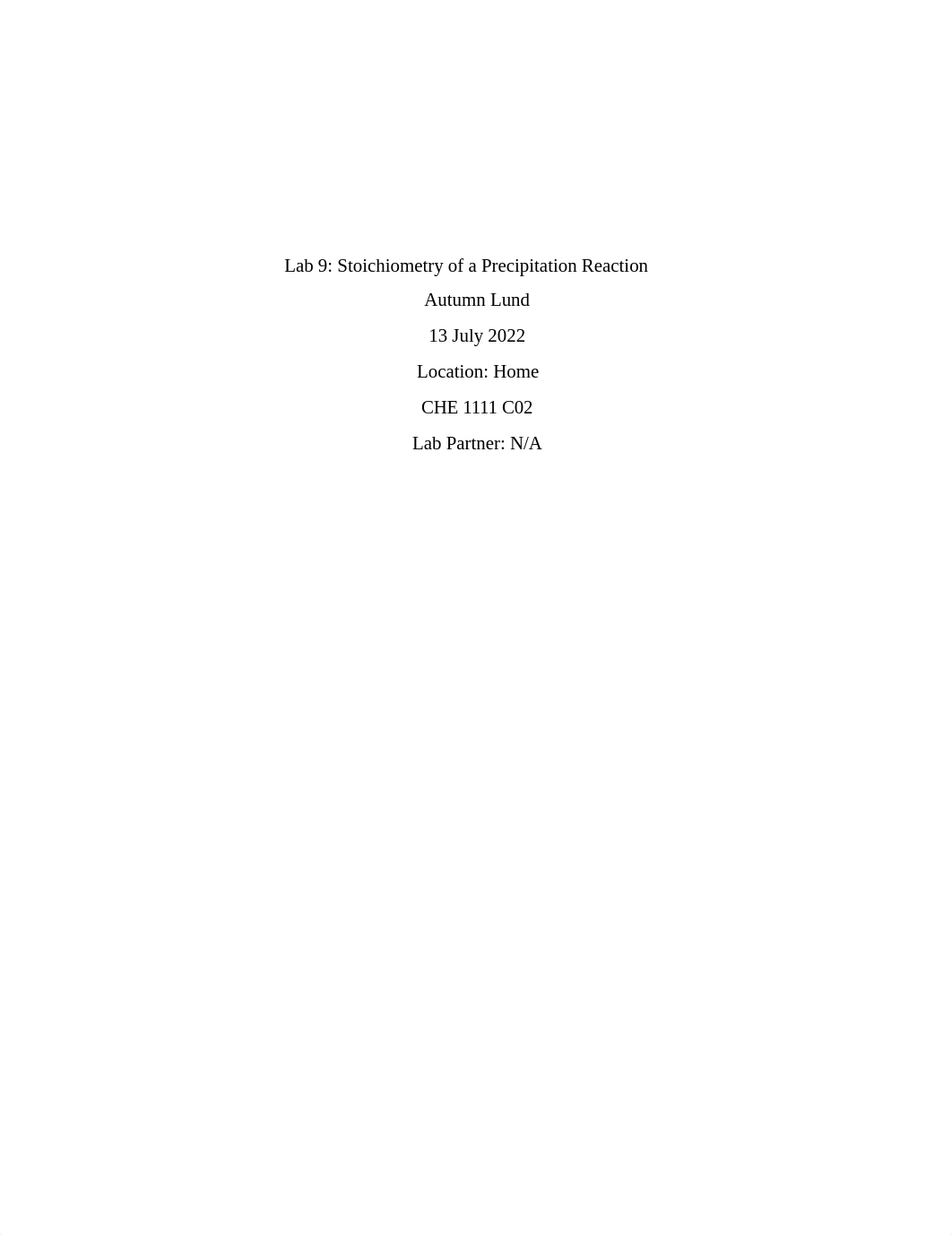 ALUND Lab 9-Stoichiometry of a Percipitation Reaction.docx_d7qq0px9x0q_page1