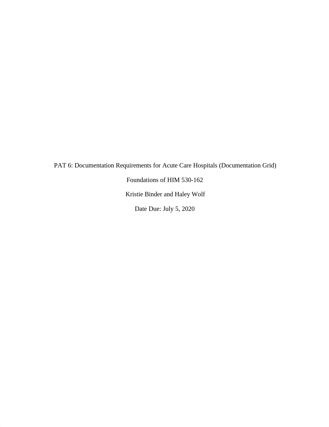 PAT 6- Documentation Requirements for Acute Care Hospitals Grid.doc_d7r0zdqipur_page1