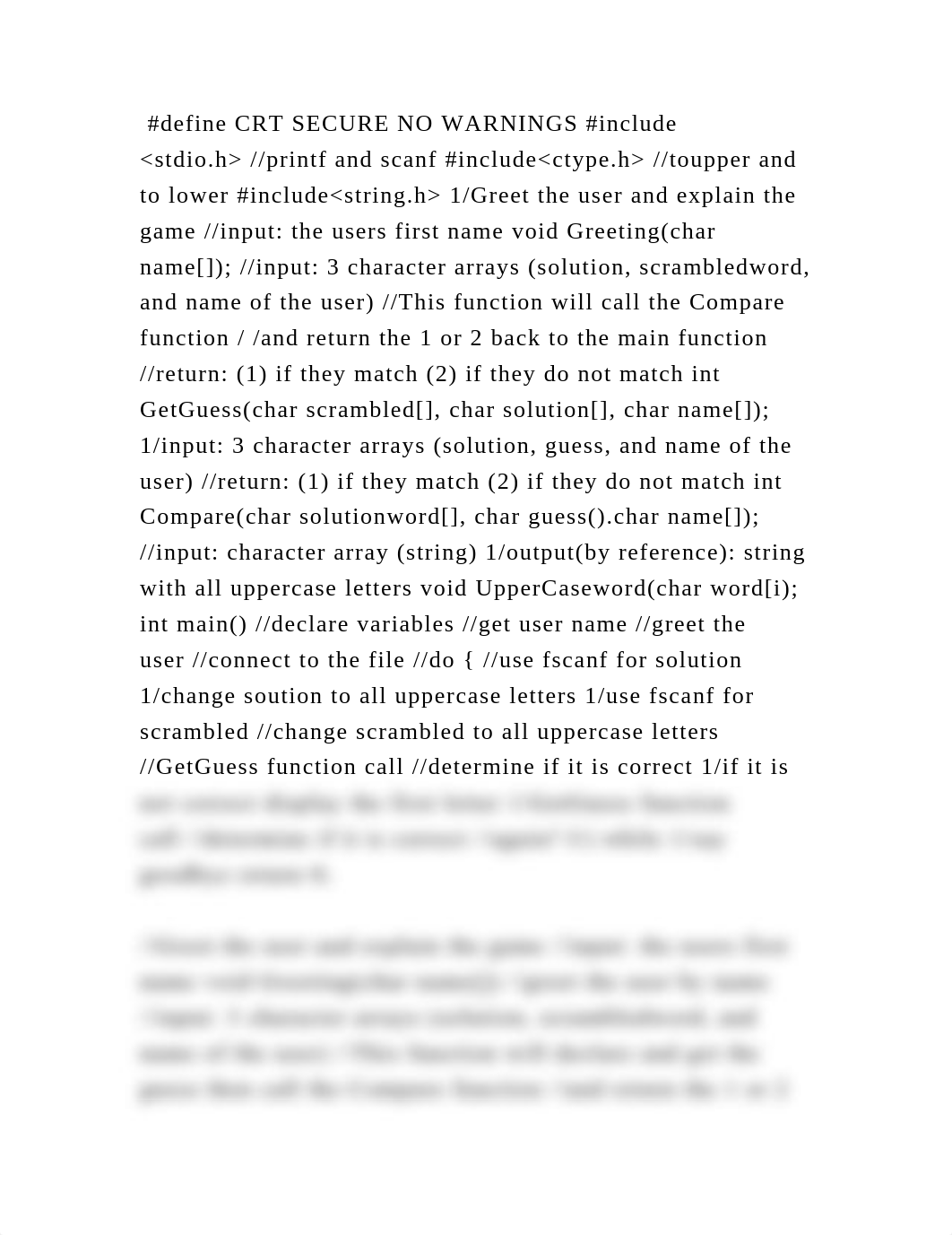 #define CRT SECURE NO WARNINGS #include stdio.h printf and scanf .docx_d7r2azn8cpg_page2