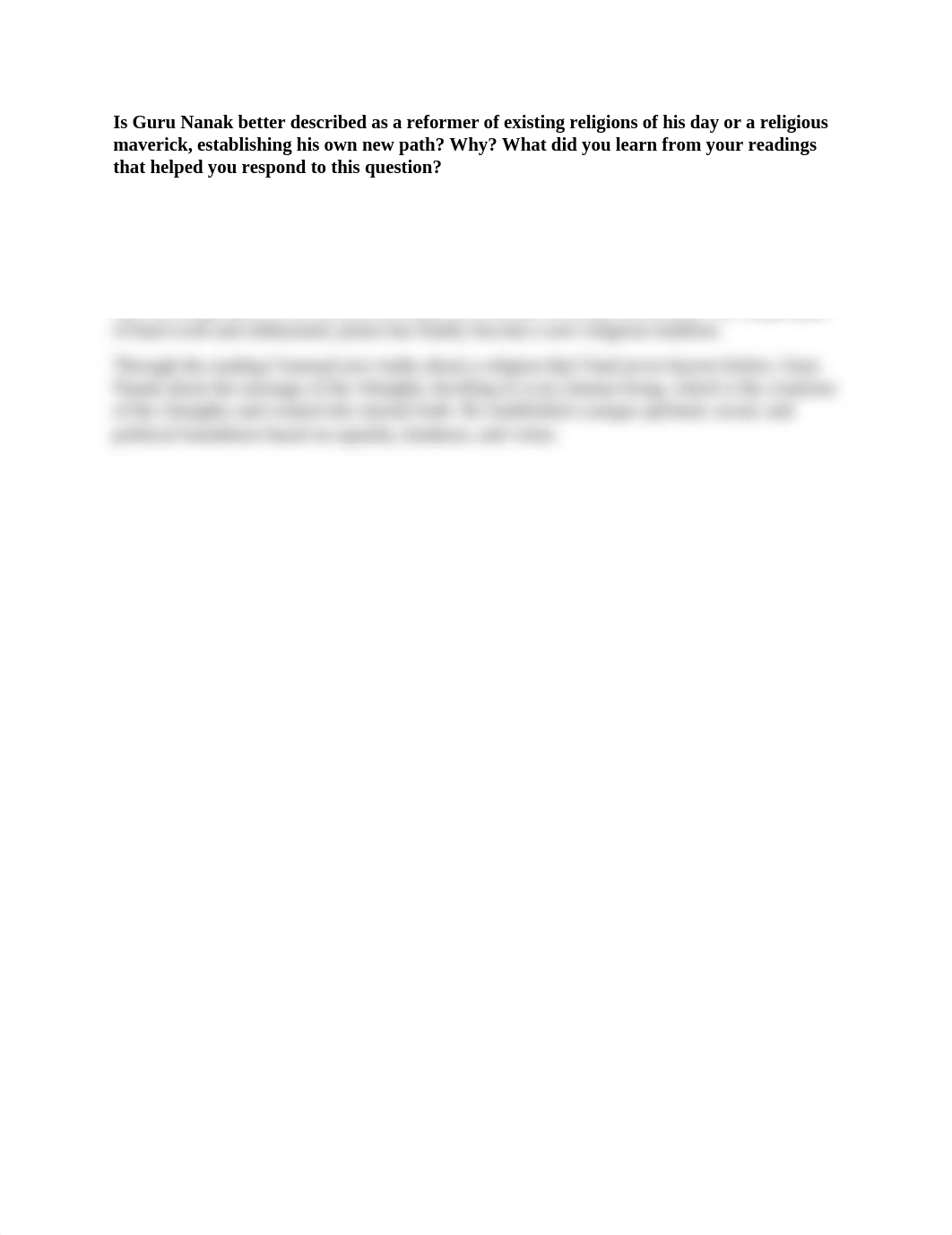 Sikhism essay.docx_d7r4kq2tcun_page1