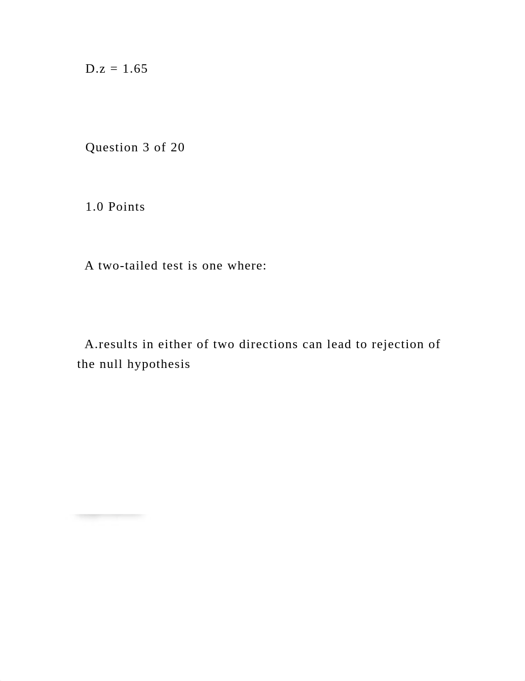 Question 1 of 20    1.0 Points   The form of the alte.docx_d7r5nou84fz_page4