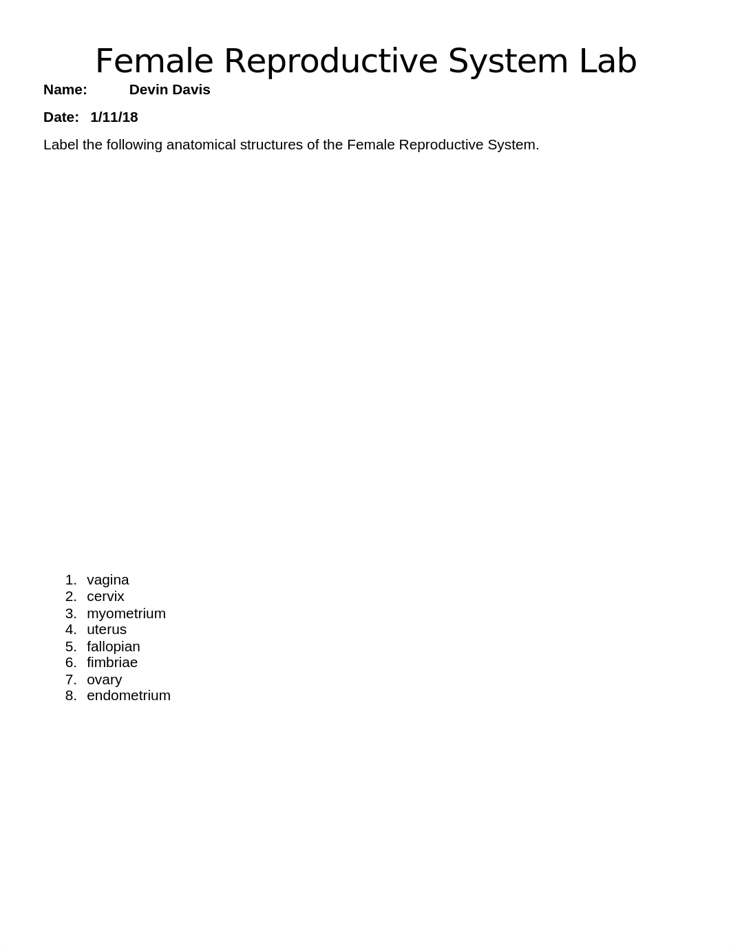 D. Davis Lab Female Reproductive System.docx_d7r6mblcjbt_page1