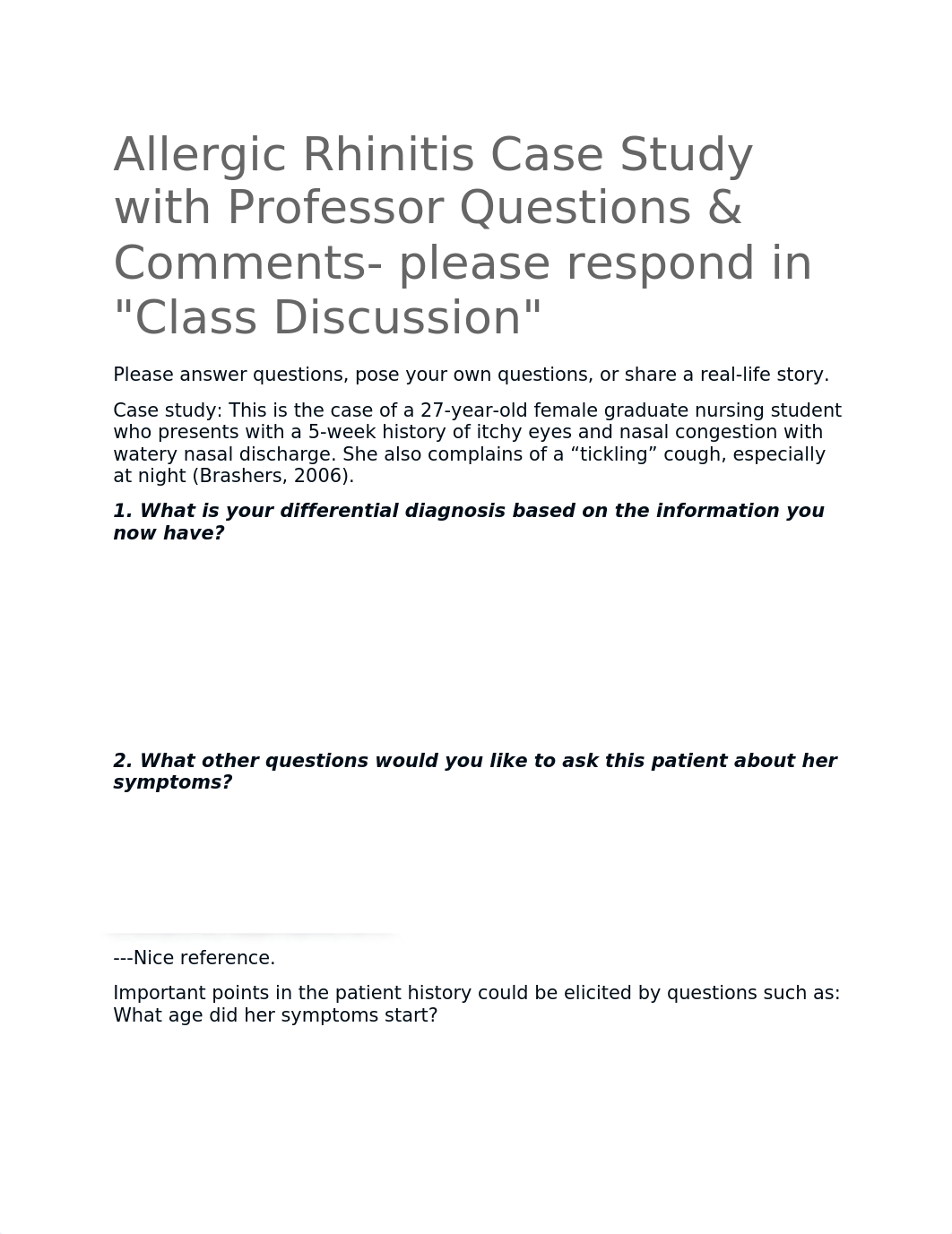 Allergic Rhinitis Case Study with Professor Questions.docx_d7r78aw9rgh_page1