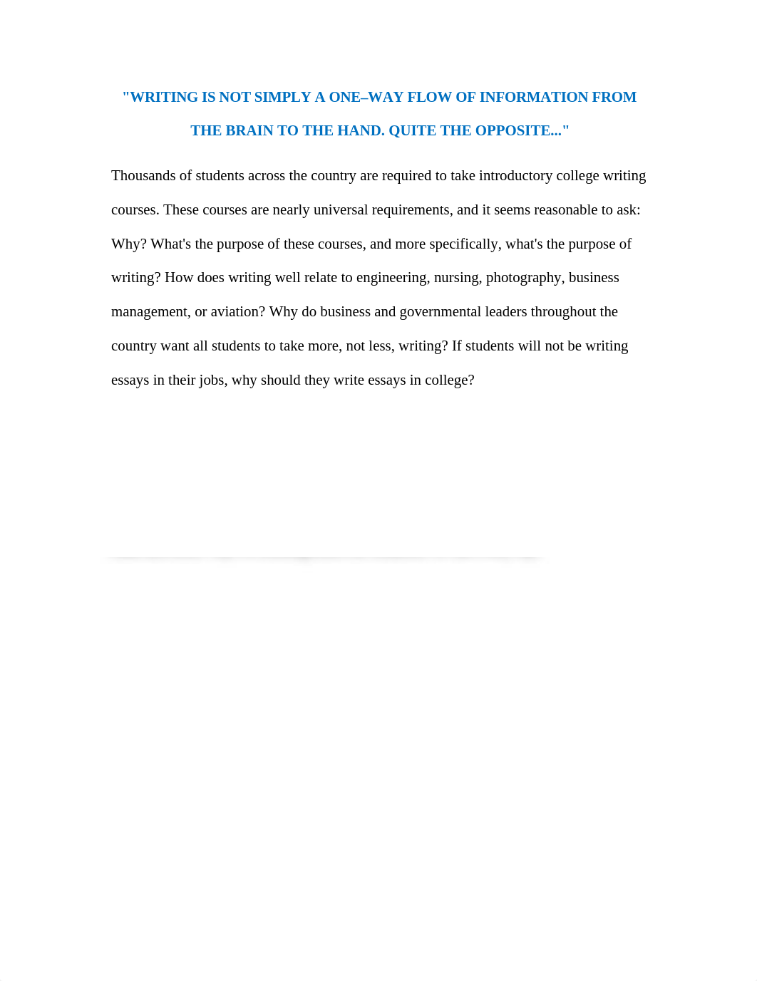 THE COMPOSITION OF EVERYDAY LIFE" GUIDE TO WRITING Chapter 1 "INVENTING IDEAS" Notes.docx_d7rh6835jpt_page1