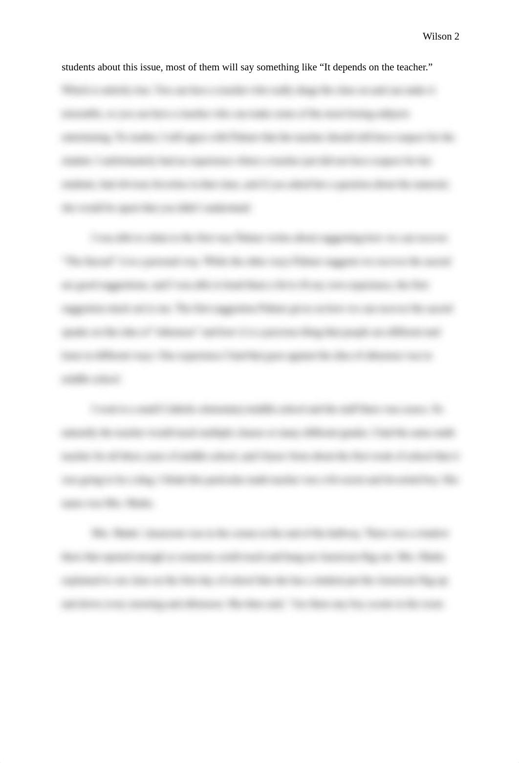 Relating a Personal Experience to and Idea by Parker Palmer.docx_d7rshuptwmz_page2