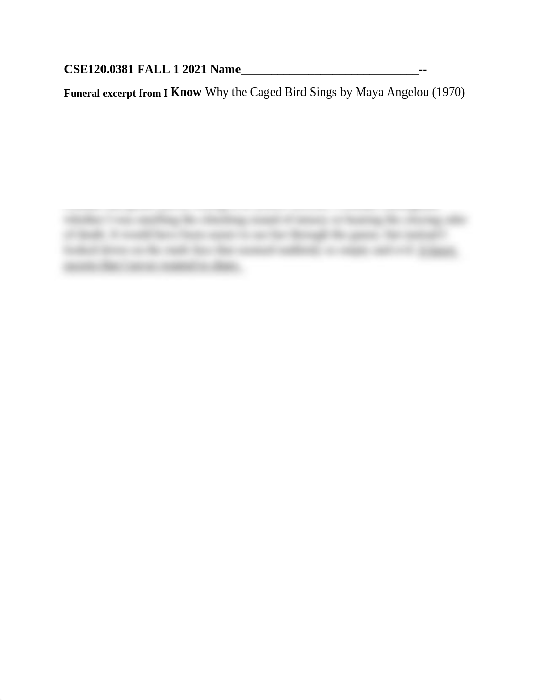 Reading and Questions for  the Funeral exceprt vfrom I Know Why the Caged Bird Sings 11-14-21.docx_d7siebjo2o3_page1