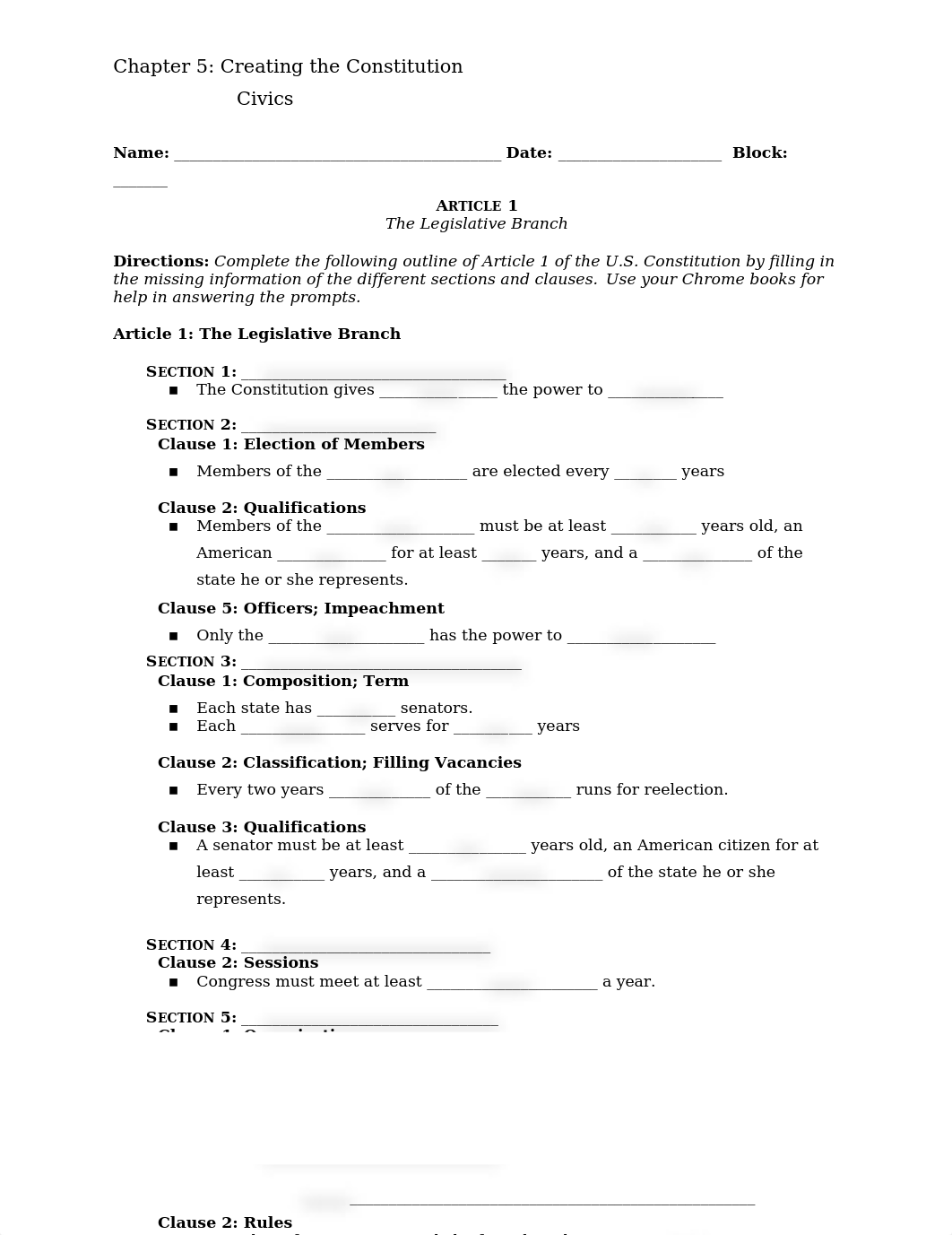 Chapter 5: Creating the Constitution
Civics
Name: _ Date: _ Block:
_
A_d7stjul8g8j_page1