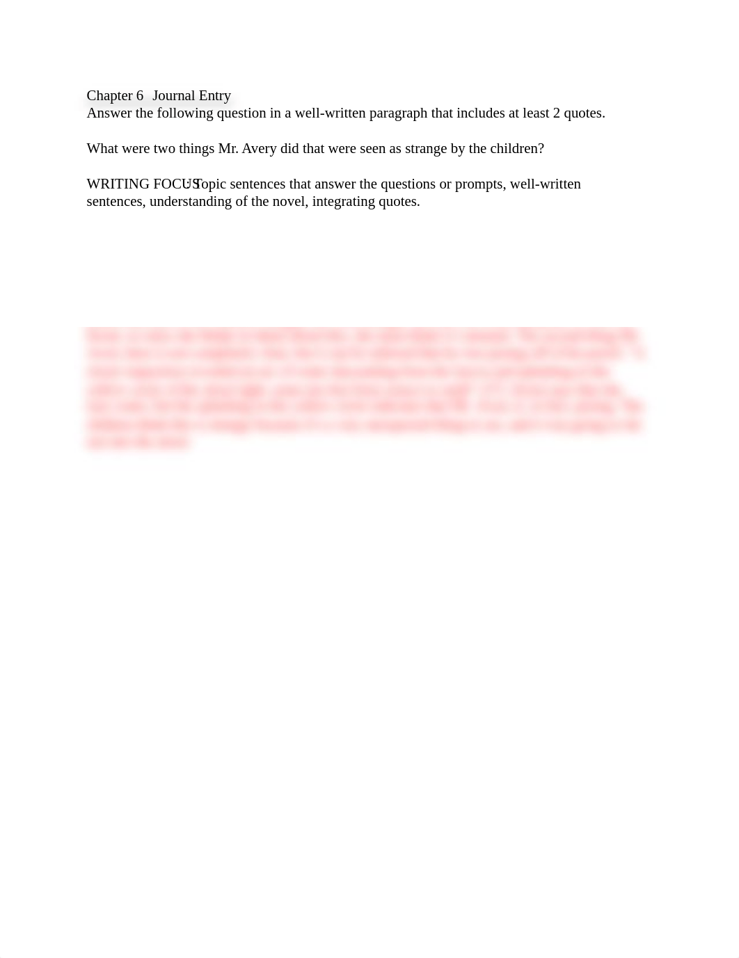 To kill a mocking bird chapter 6 journal entry.pdf_d7t2isj9dje_page1