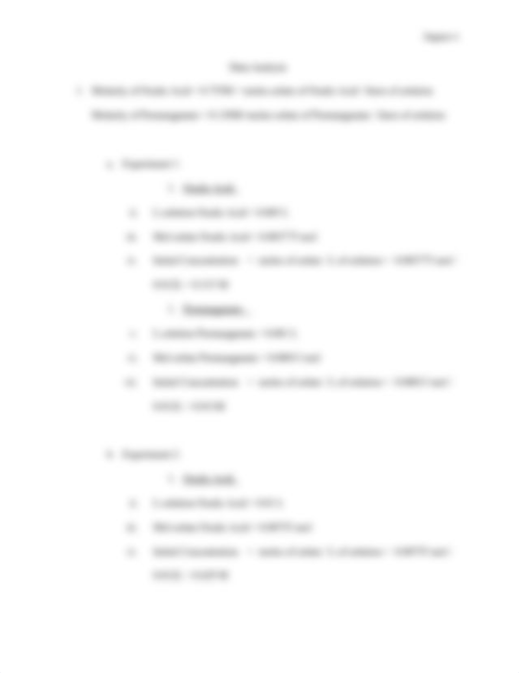 Determination of the Rate Law for the Oxidation of Oxalic Acid by Permanganate.pdf_d7t8h8zq5yp_page4