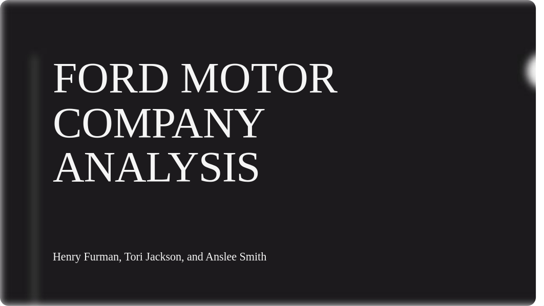 Ford Motor Company Analysis_d7tbpf4h9jg_page1