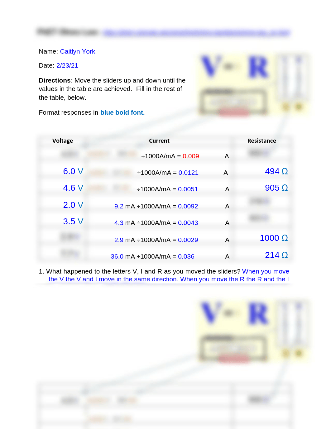 8.4 PhET - Ohms Law - Caitlyn York.pdf_d7tca9vrsx0_page1