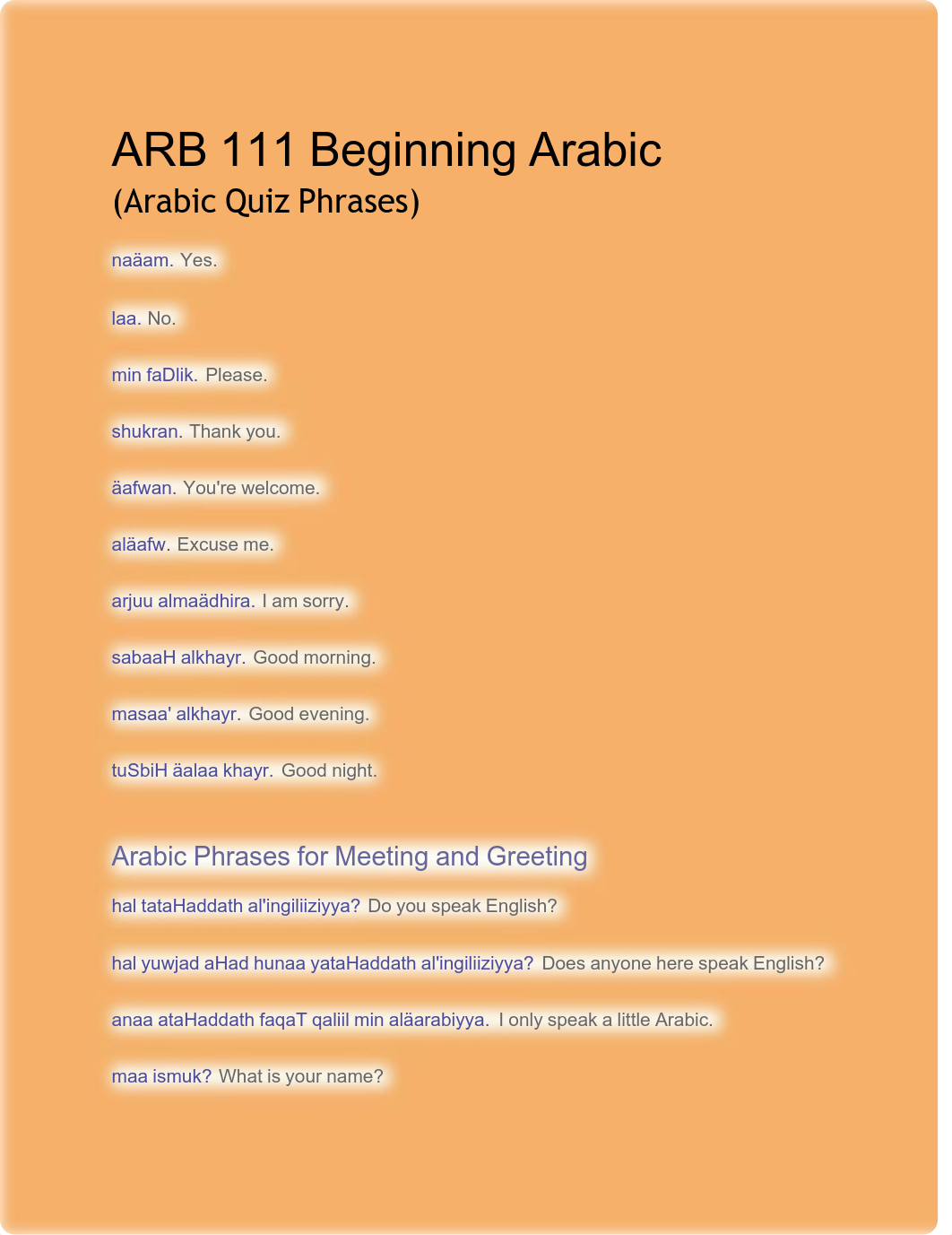 ARB 111 Beginning Arabic (Quiz Phrases)_d7tevmk3tto_page1