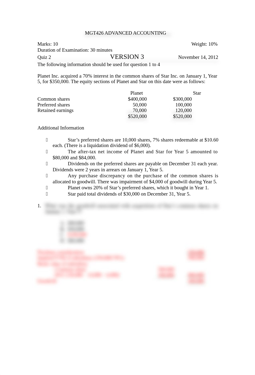 MGT426 Fall 2012 Quiz 2 - Version 3 &amp; 4 - Solution (1)_d7trsirj1on_page1