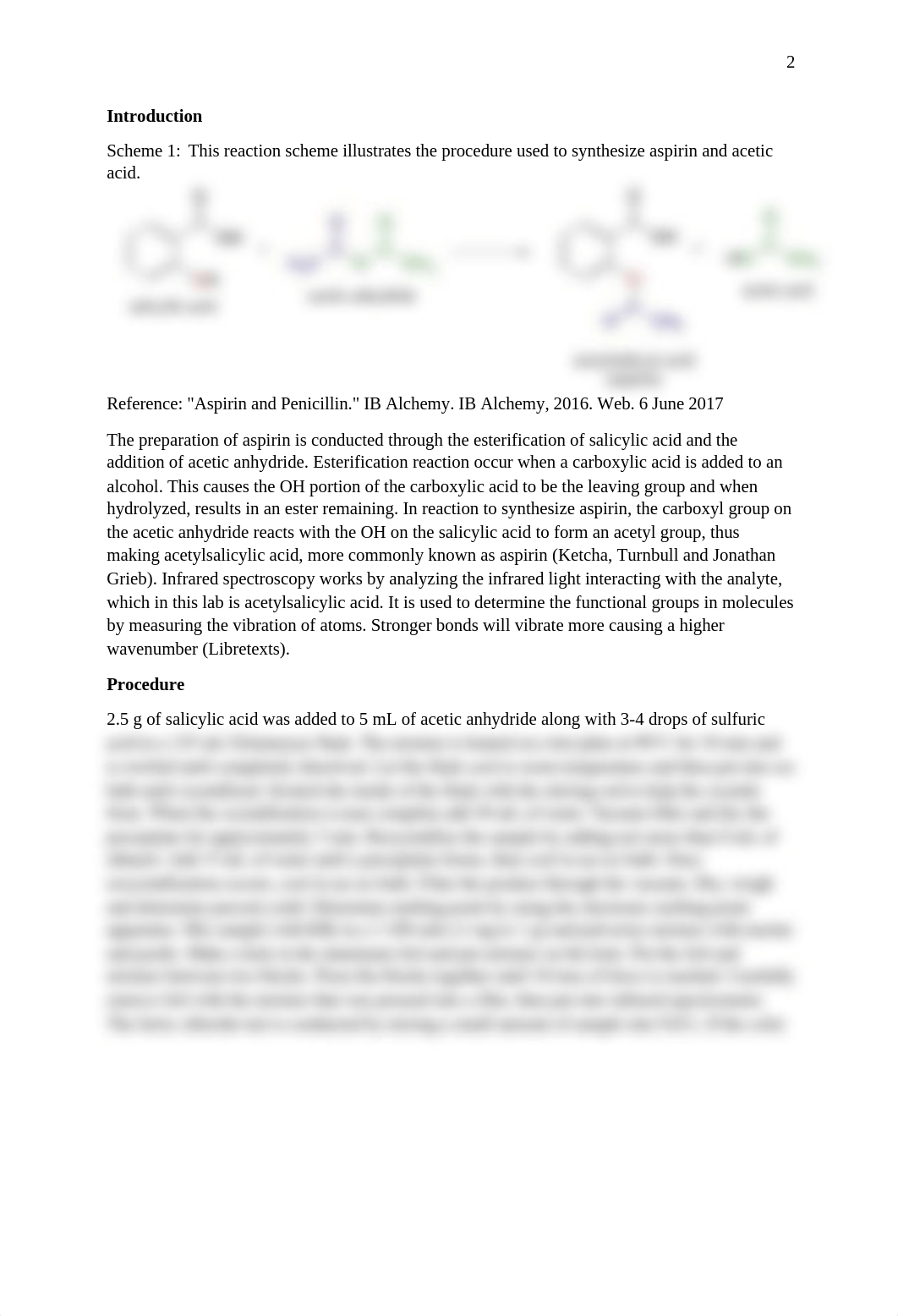 Preparation of Aspirin and IR Spectroscopy.docx_d7tvm7z3m1c_page2