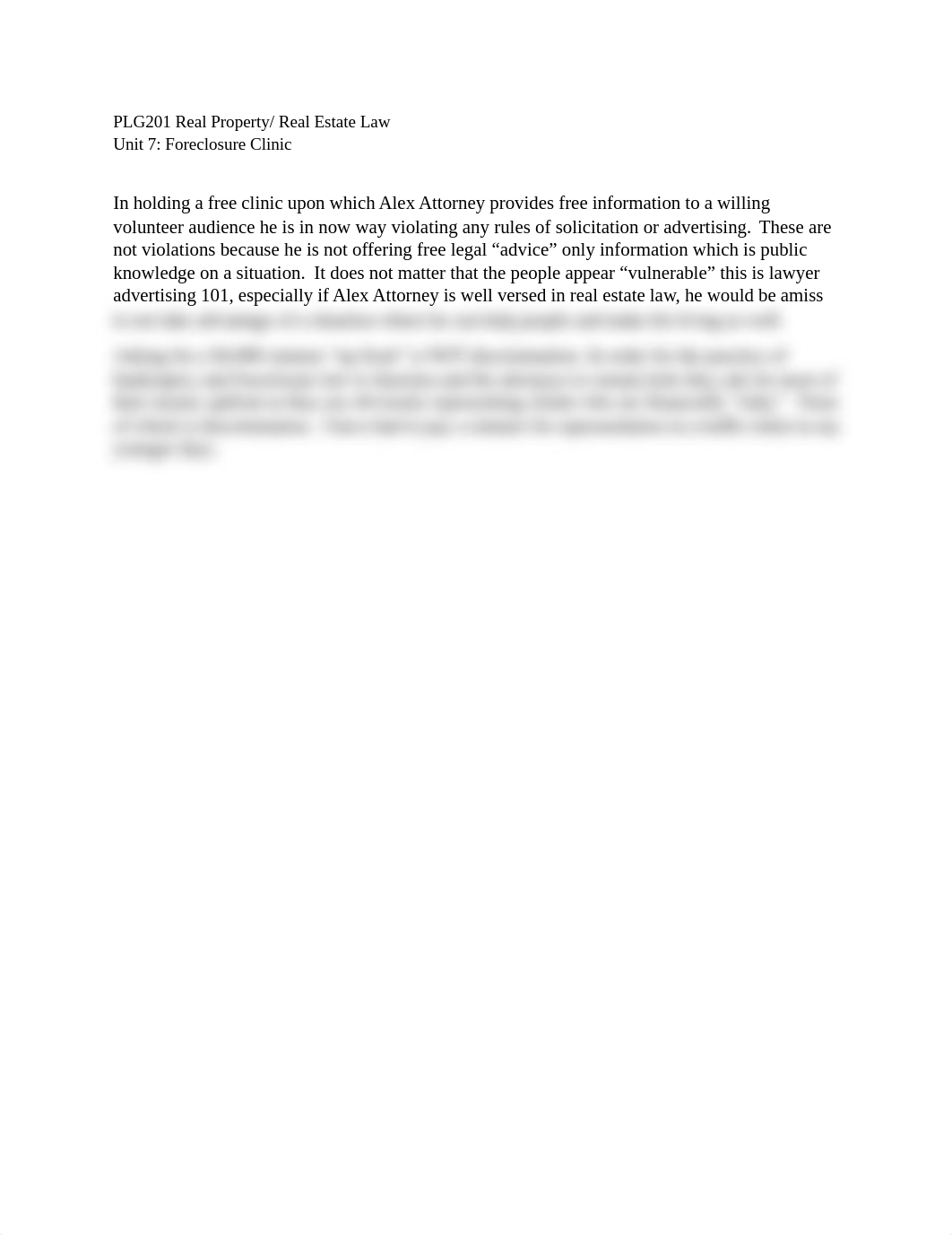 krayome1569_PLG201_Unit_7 Foreclosure Clinic.docx_d7uimqp0z0y_page1