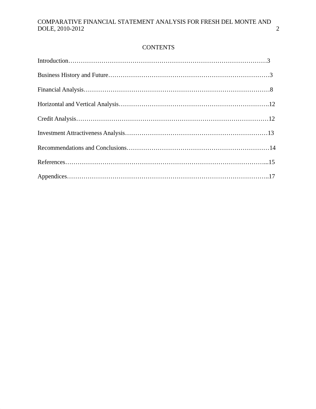 comparative financial statement analysis for Fresh del monte and dole_d7ulp72gyr4_page2