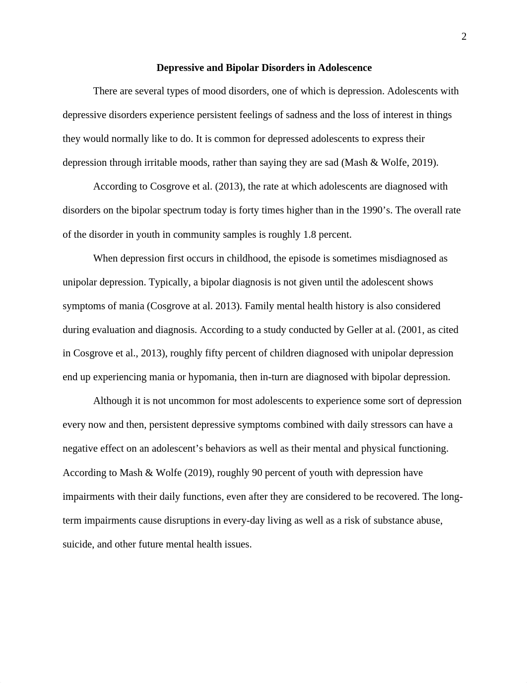 Depressive and Bipolar Disorders in adolescence - Term Paper.docx_d7uo3rf34dy_page2