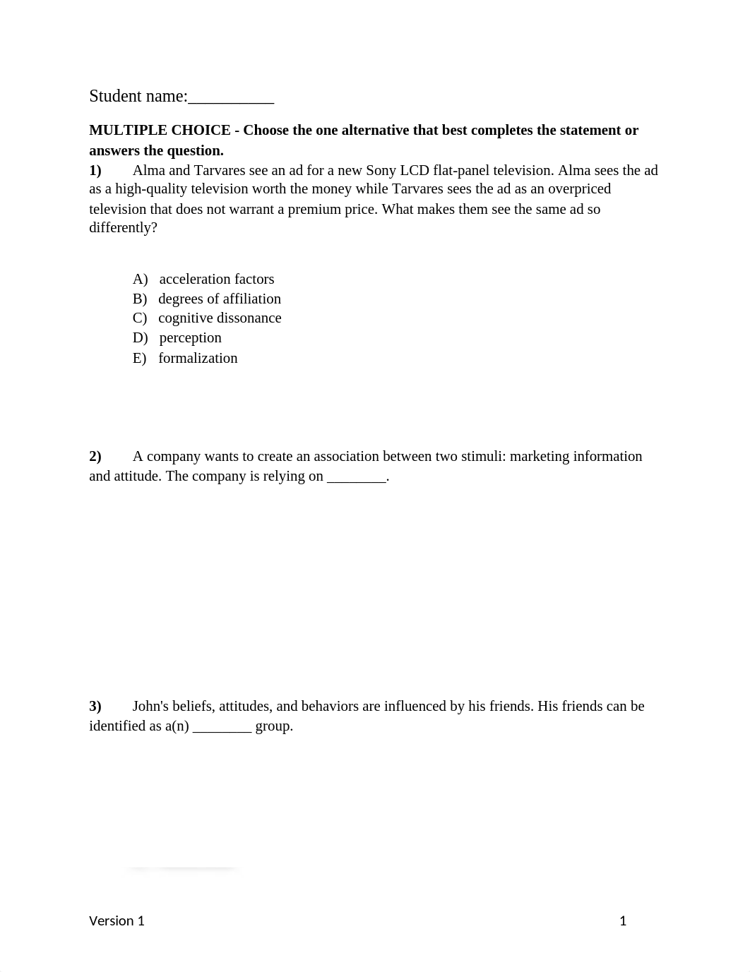 MKT 531 Exam Two Sample Questions.docx_d7uo8zmw66q_page1