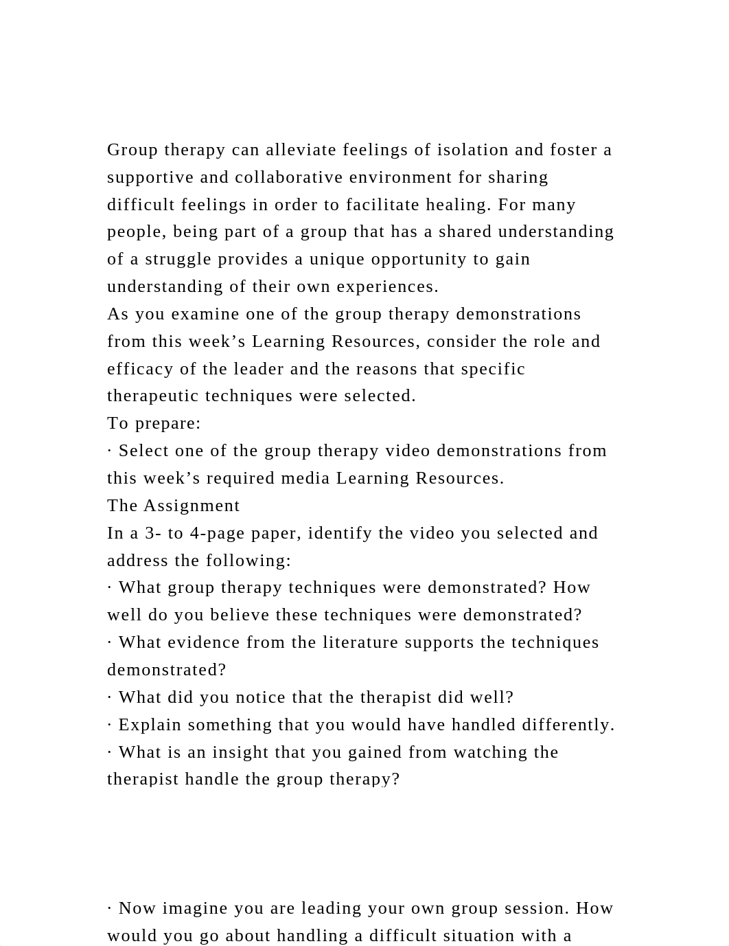 Group therapy can alleviate feelings of isolation and foster a sup.docx_d7uq97402mn_page2