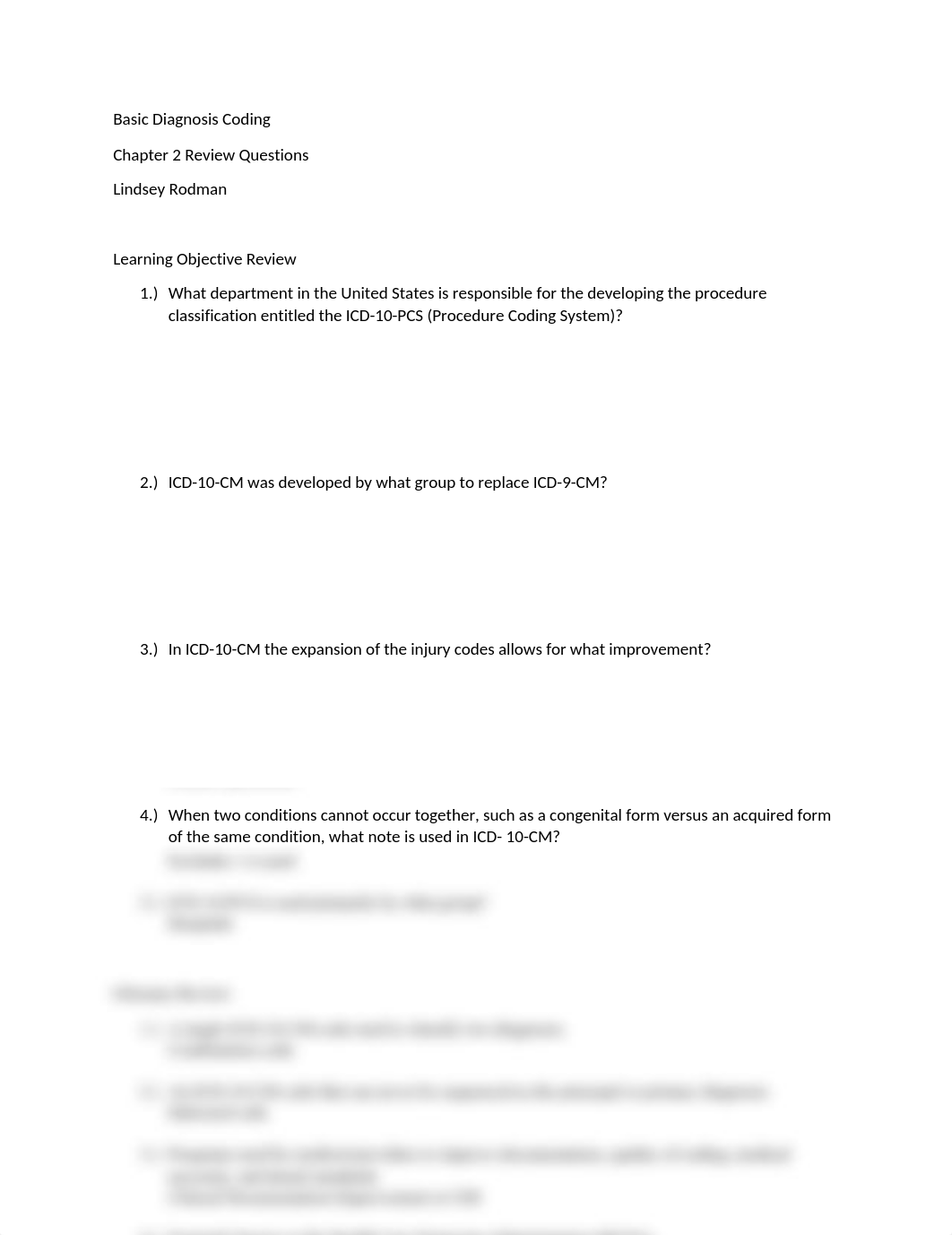 Basic Diagnosis Coding Chapter 2 Review.docx_d7urjv1n67o_page1