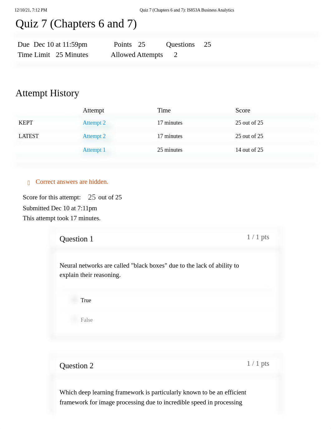 Quiz 7(2)(Chapters 6 and 7)_ IS853A Business Analytics.pdf_d7uwpj0dp18_page1