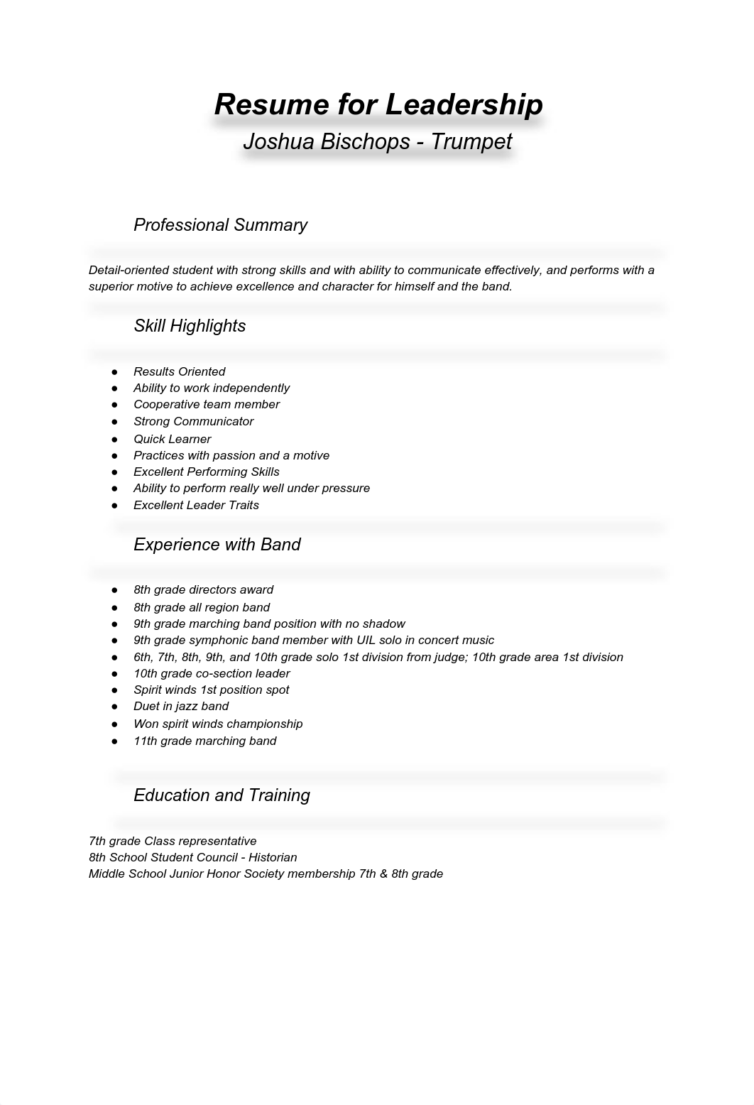 Marching Band Section Leader Resume.pdf_d7v5tkazue9_page1