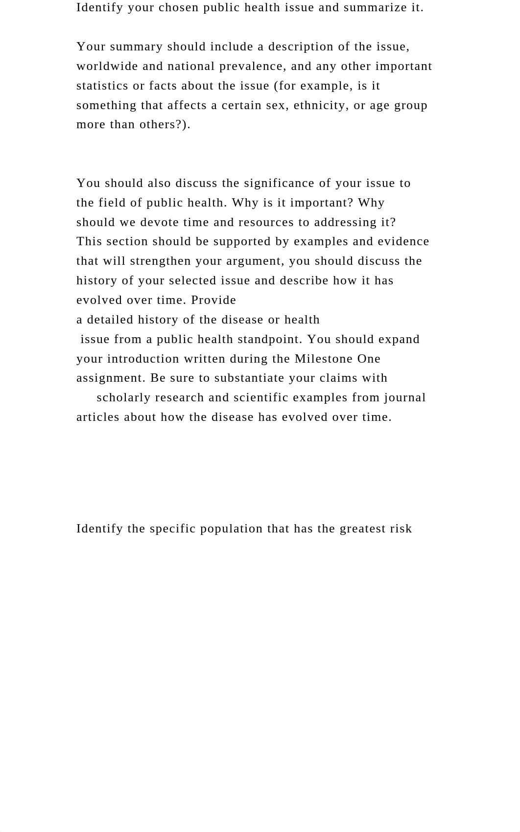 Identify your chosen public health issue and summarize it. .docx_d7vcb0ydh77_page2