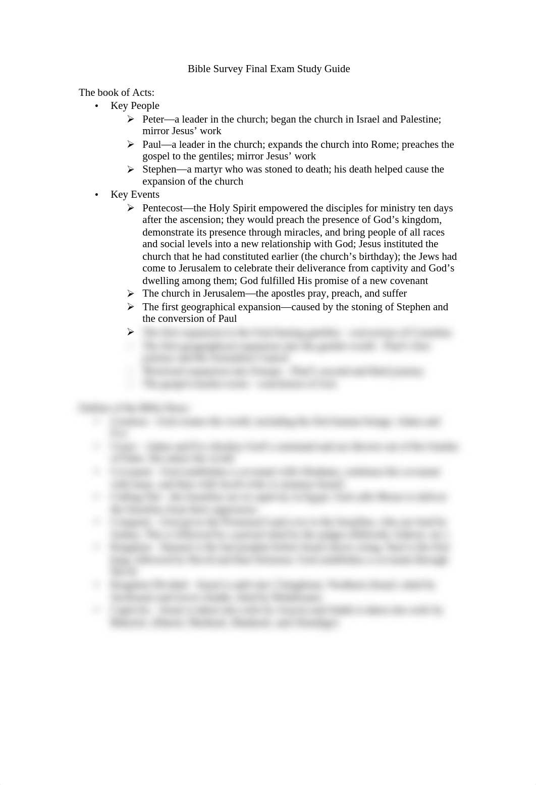 Bible Survey Final Exam Study Guide_d7vg2shohc5_page1