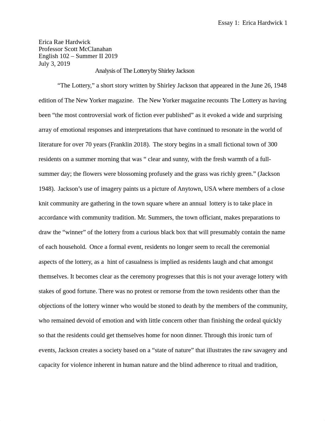 ENG 102 ESSAY 1 THE LOTTERY FINAL.docx_d7vj4zxnu76_page1