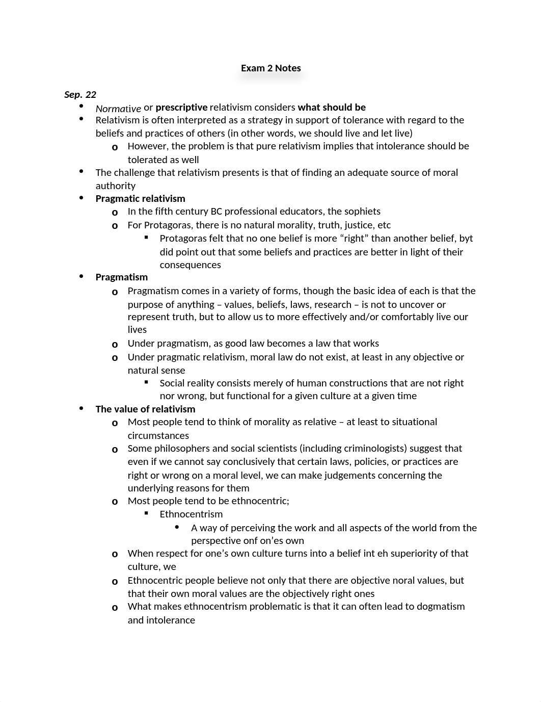 CRJ 470 - Ethics Exam 2 Notes.docx_d7vr71bjl5c_page1