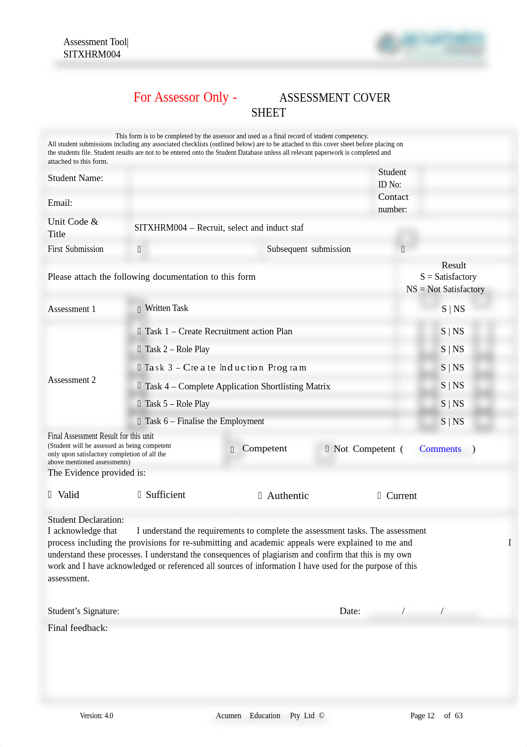 SITXHRM004 Student version_2-practical.docx_d7w7okylj4h_page2