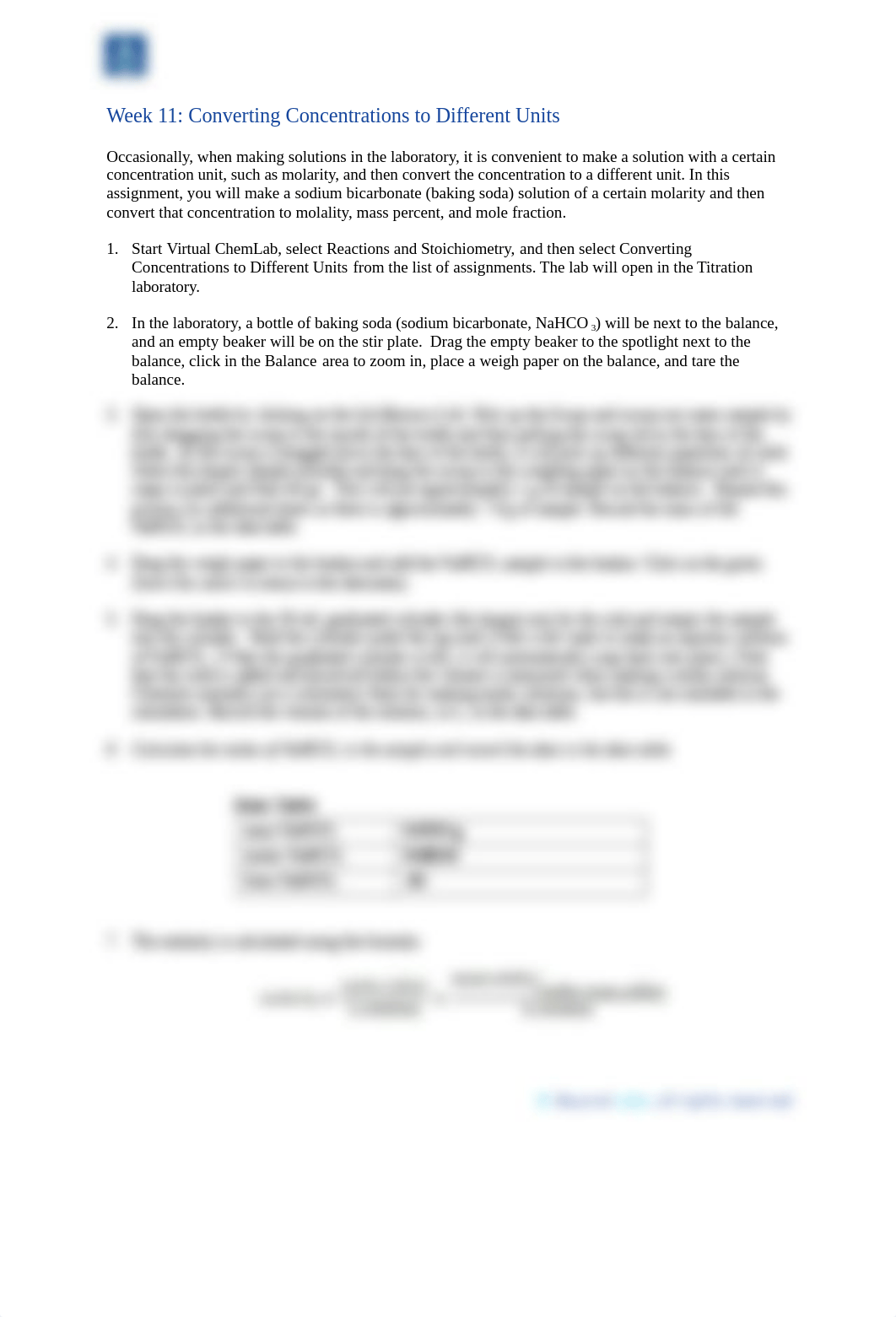 Week 11 - Converting Concentrations to Different Units.docx_d7w9dus104u_page1