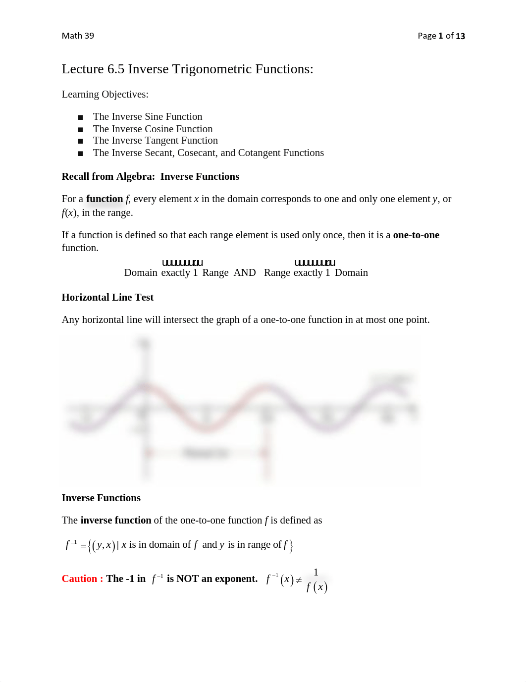 Lecture 6.5 Inverse Trigonometric Functions.pdf_d7w9gi83gbo_page1