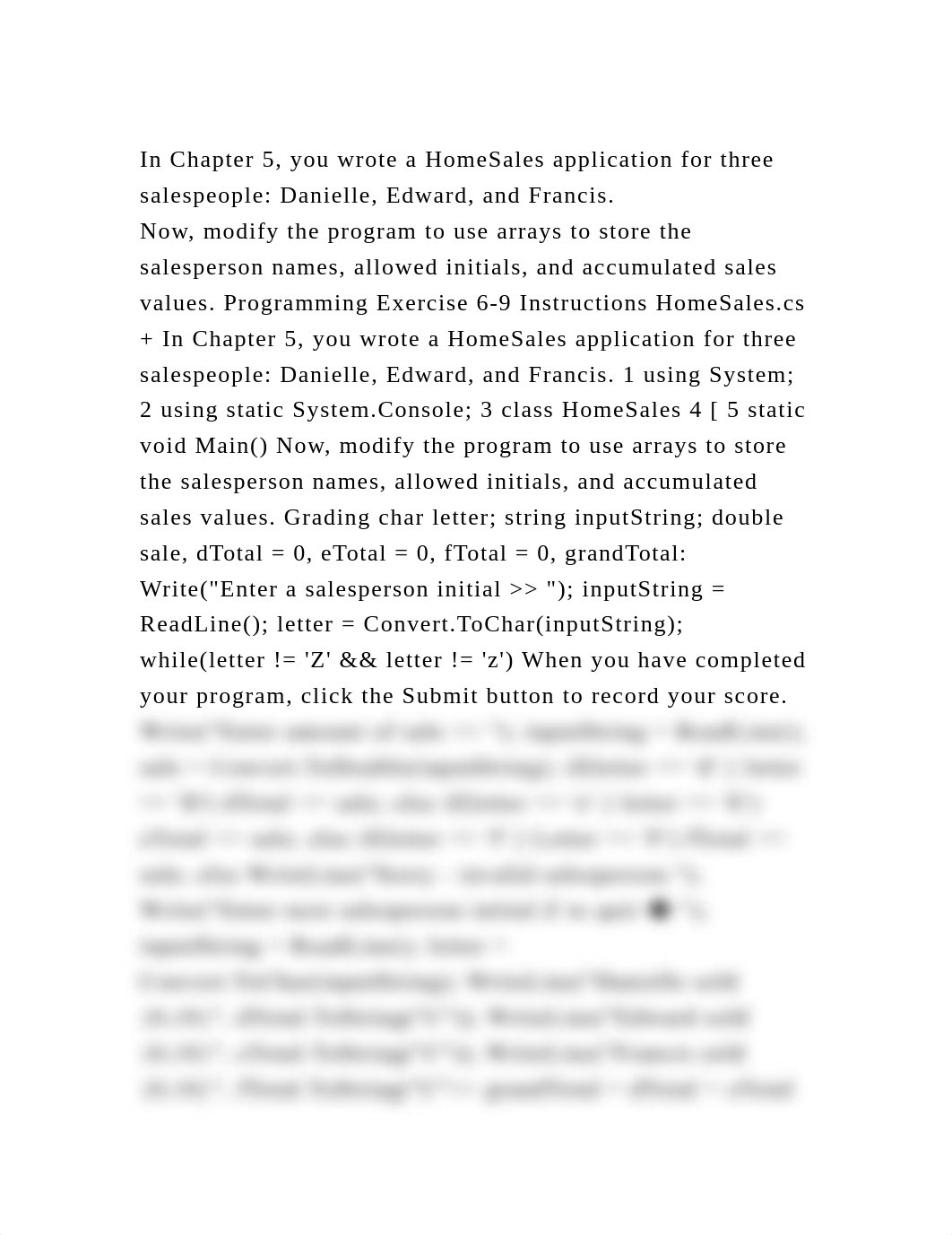 In Chapter 5, you wrote a HomeSales application for three salespeopl.docx_d7wgj6su94g_page2