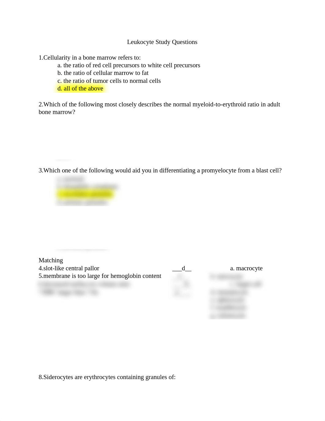 Leukocyte Study Questions dd.docx_d7wgjdi9g64_page1