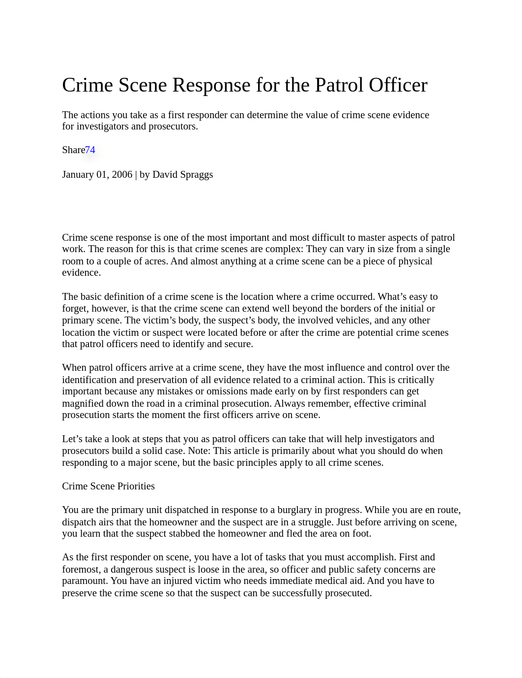 CH 4 Crime Scene Response for the Patrol Officer.docx_d7wtjqruwrr_page1